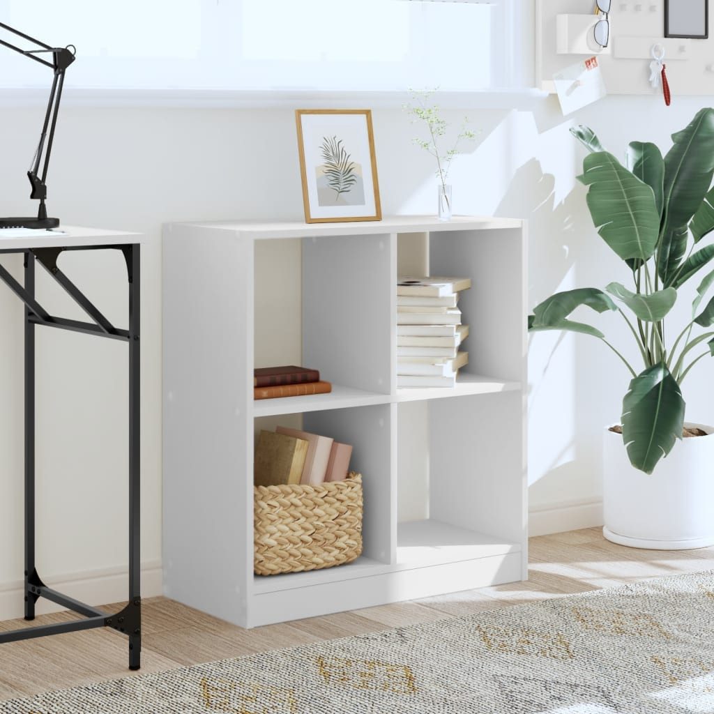 vidaXL Bücherregal Bücherregal Weiß 68,5x32x75 cm günstig online kaufen