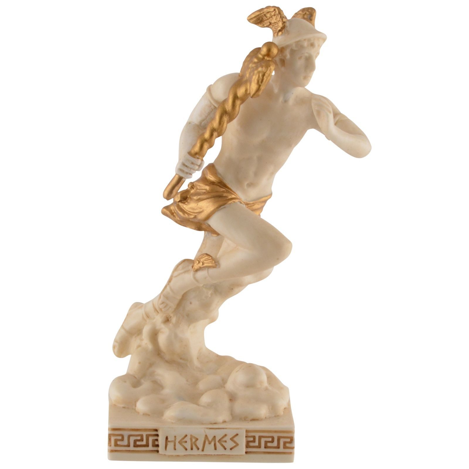 Vogler Dekofigur Veronese Miniatur Figur Hermes Schutzgott des Verkehrs und Reisenden