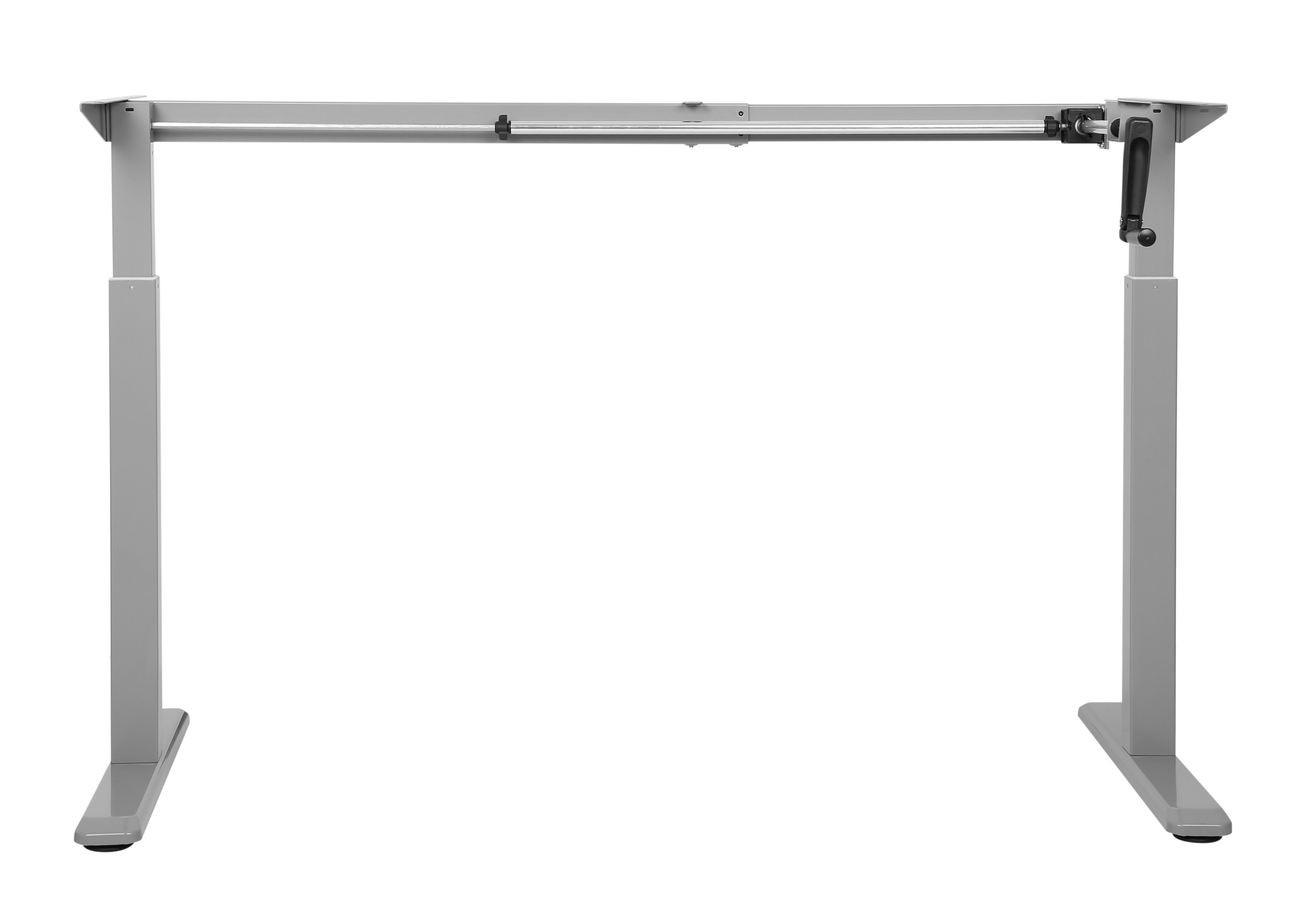 70kg, manuell Höhenverstellbar höhenverstellbares HALTERUNGSPROFI TS-M01 Schreibtischgestell G Schreibtisch 73-123 bis cm