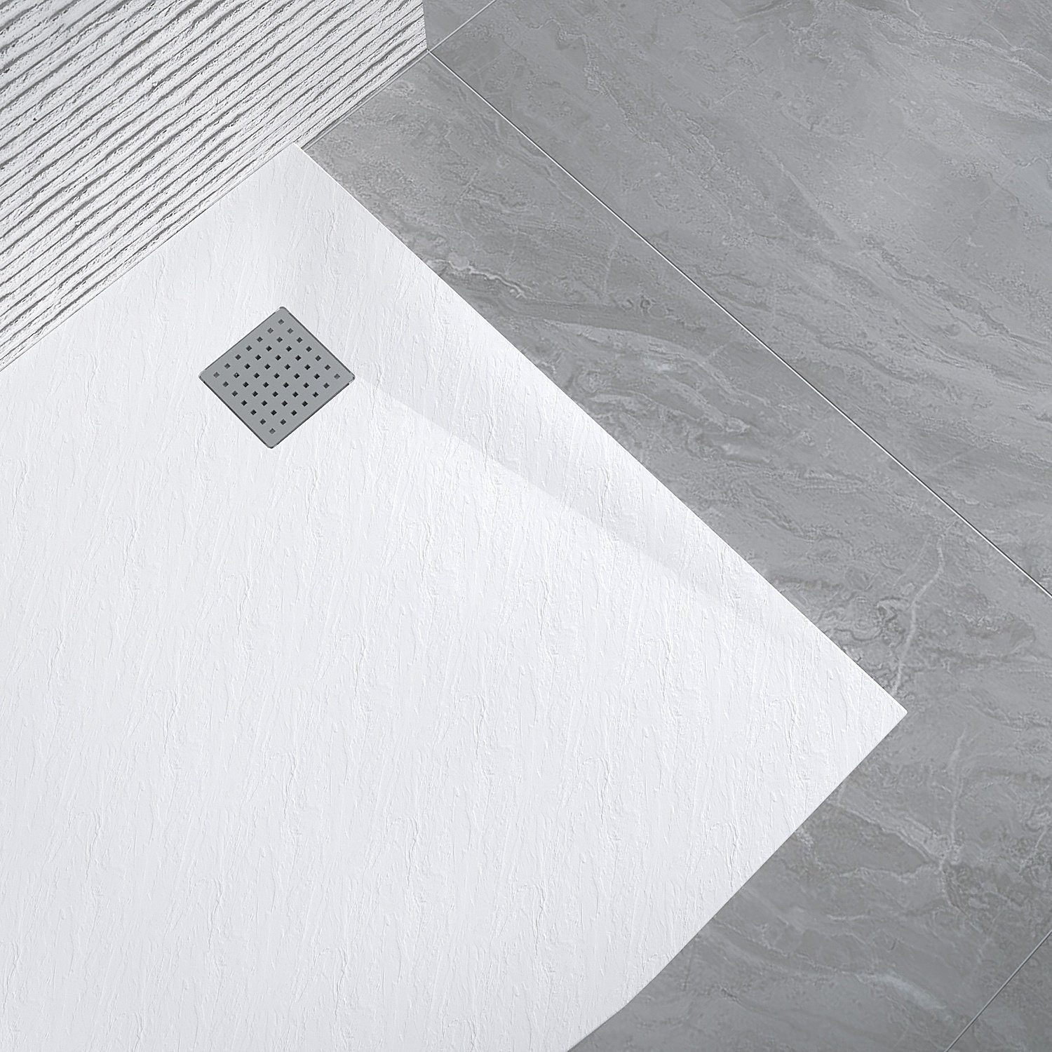 AQUALAVOS Rundduschwanne Viertelkreis Duschwanne 90x90 cm günstig online kaufen