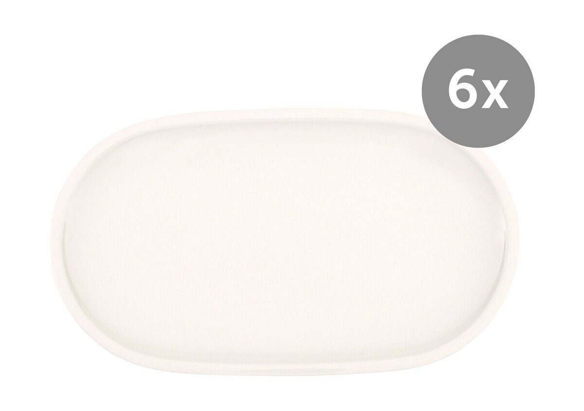 Villeroy & Boch Geschirr-Set Beilagenschale 28cm Artesano Original 6-tlg., Premium Porcelain