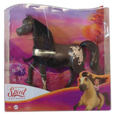 Mattel® Spielfigur Mattel GXD99 Dream Works Spirit frei und ungezähmt Pferdepuppe dunkelb