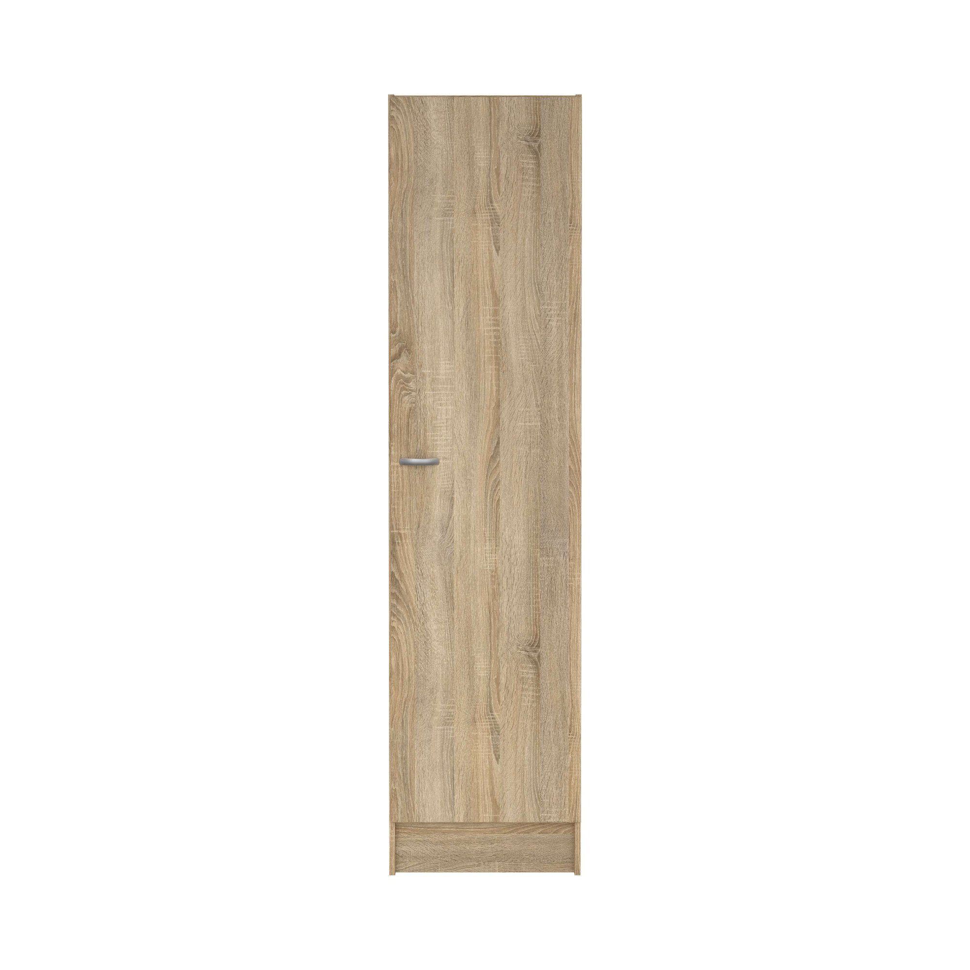 Home affaire Drehtürenschrank Focus, Kleiderschrank, Stauraum 1 Tür, 4 Einlegeböden, schmal, vielseitig einsetzbar, Breite 49 cm