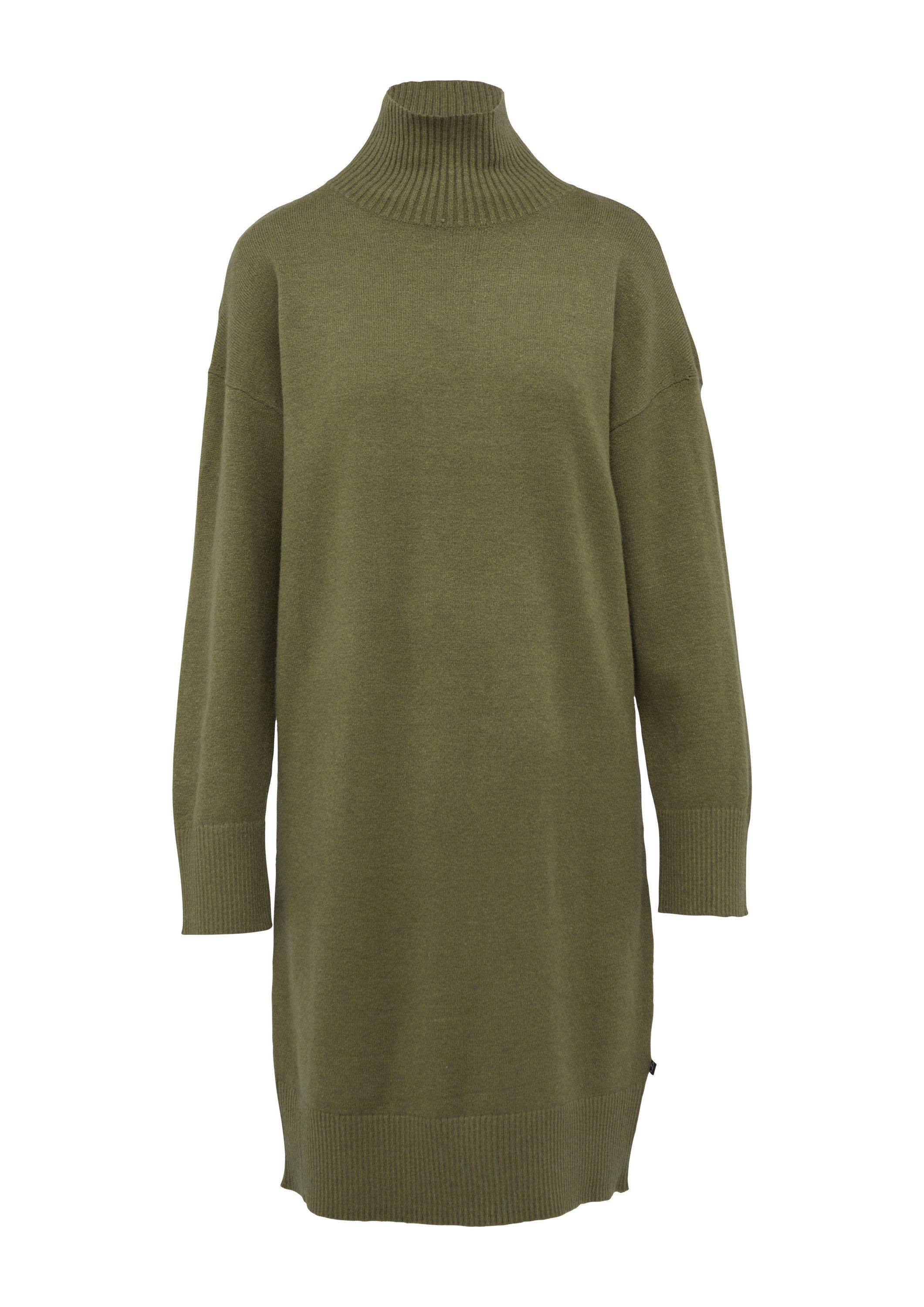 QS Minikleid Kleid Fein gestricktes Kleid mit Stehkragen günstig online kaufen