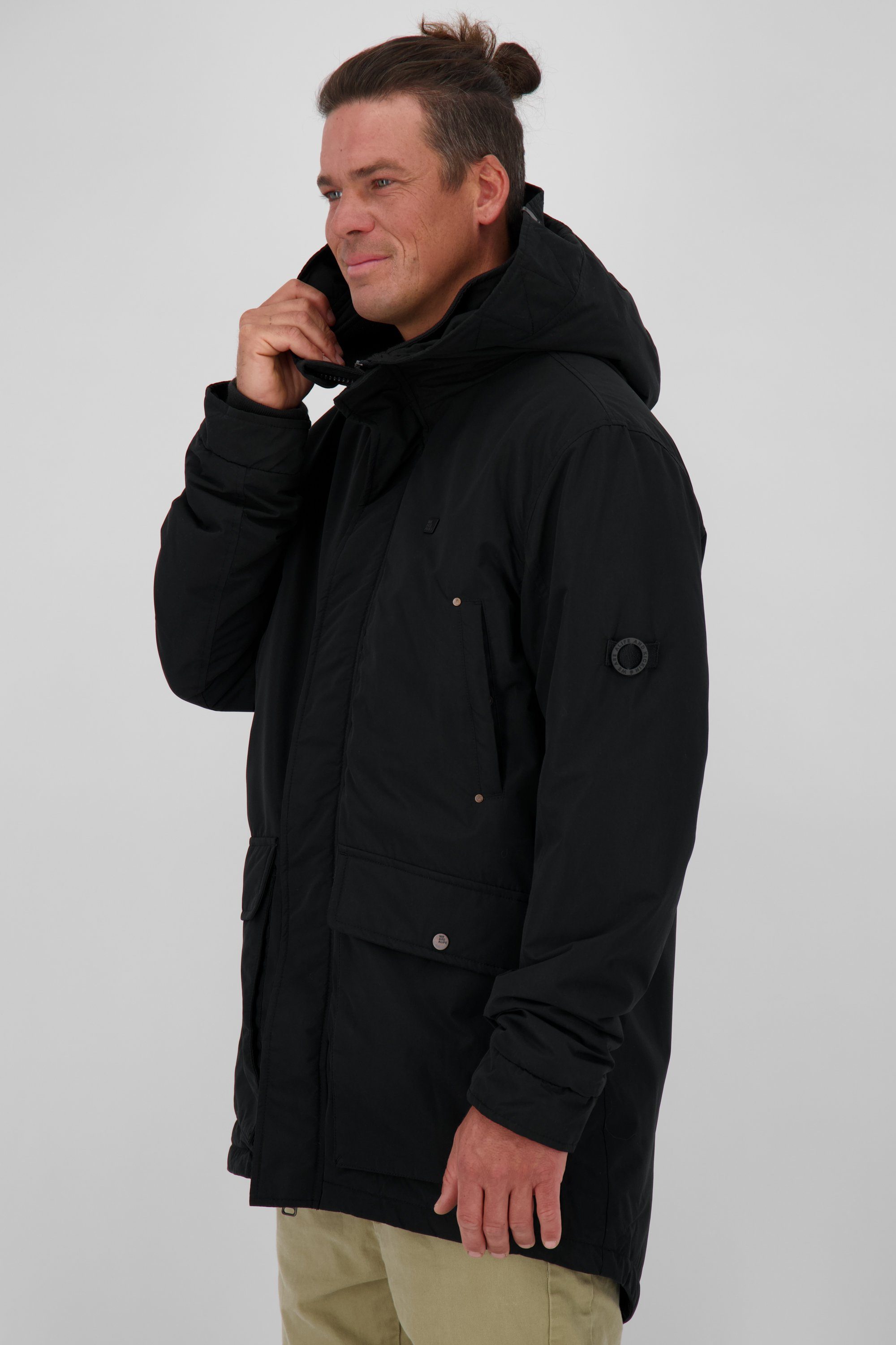 Alife moonless Winterjacke Jacke RonAK gefütterte Kickin Herren Parka & Winterjacke,