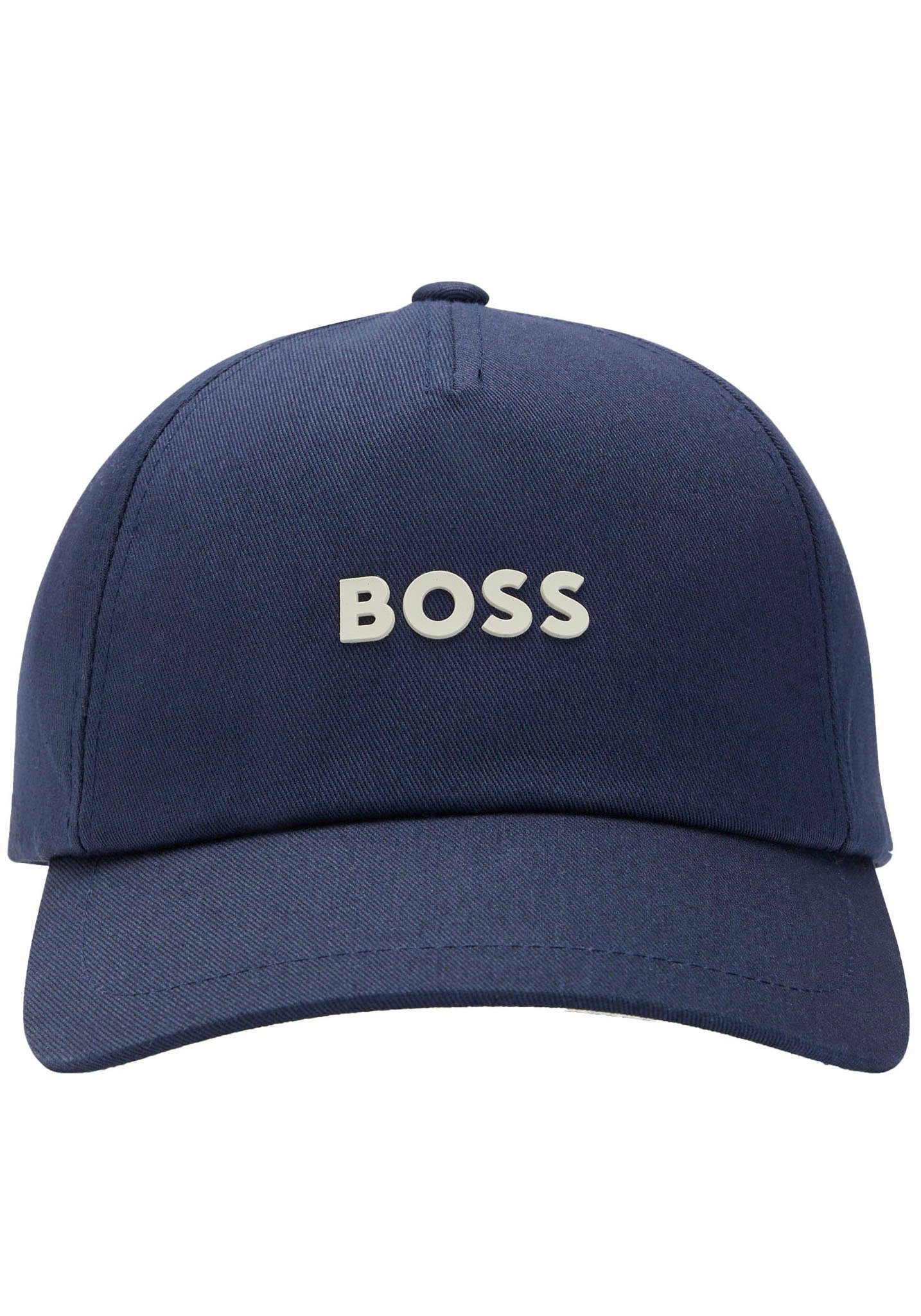 dark-Blue mit Fresco-3 ORANGE Baseball BOSS Klettverschluss Cap