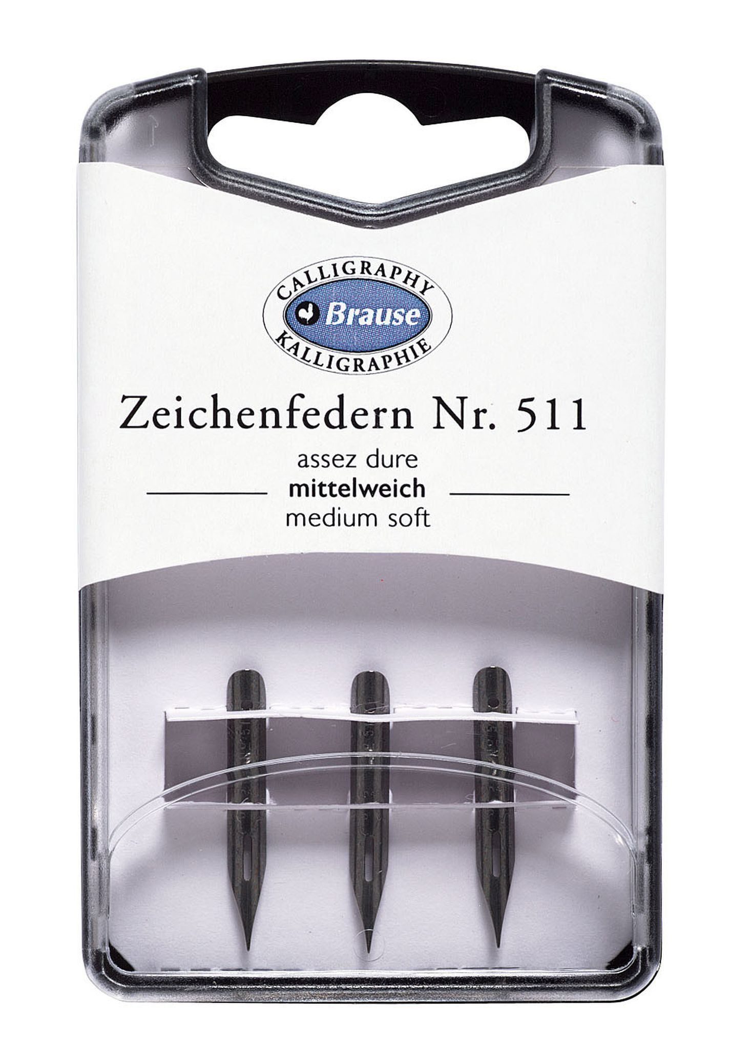 EXACOMPTA Kalligraphie-Stift Brause Feder Zeichnen 511 3 St