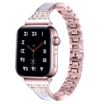 ELEKIN Smartwatch-Armband kompatibel mit Apple Watch Armband für Frauen iWatch Serie 7654321