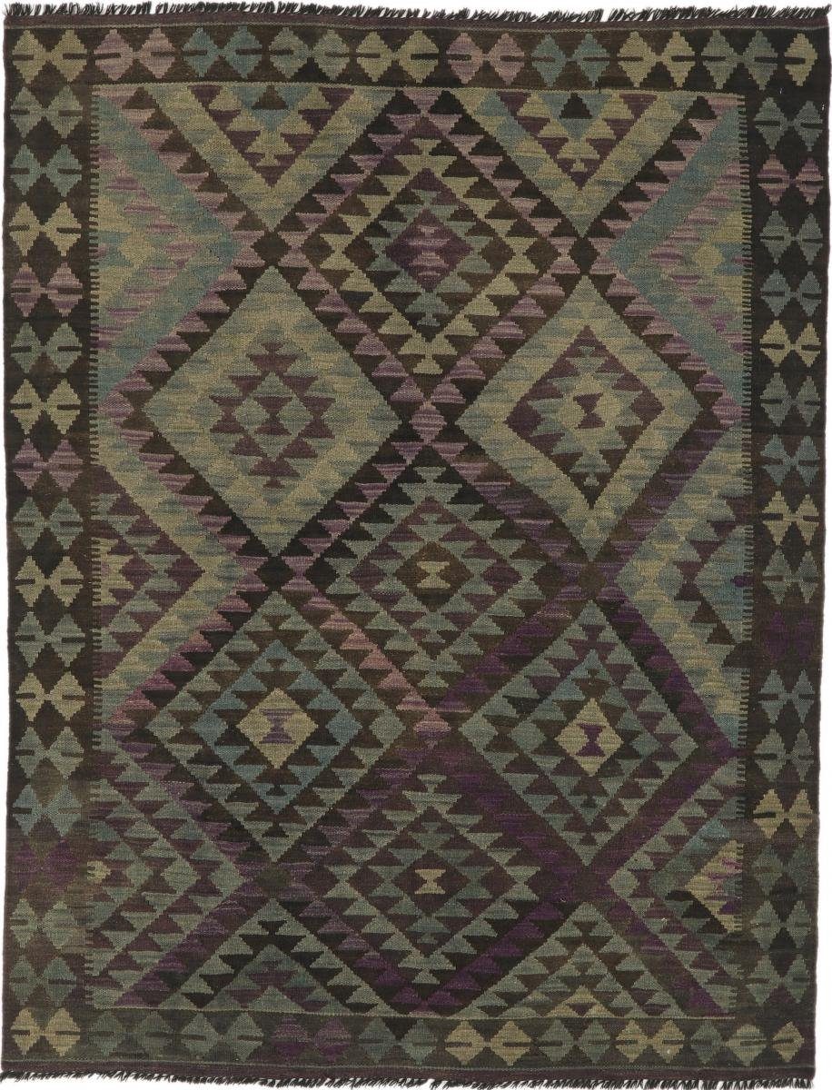 Orientteppich Kelim Afghan Heritage rechteckig, 150x195 Höhe: Handgewebter Moderner mm Orientteppich, Nain Trading, 3