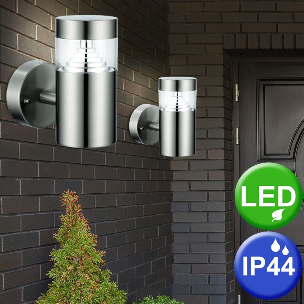 AußenWandleuchte, 2er Set LED Außen Wand Leuchten 7 Watt