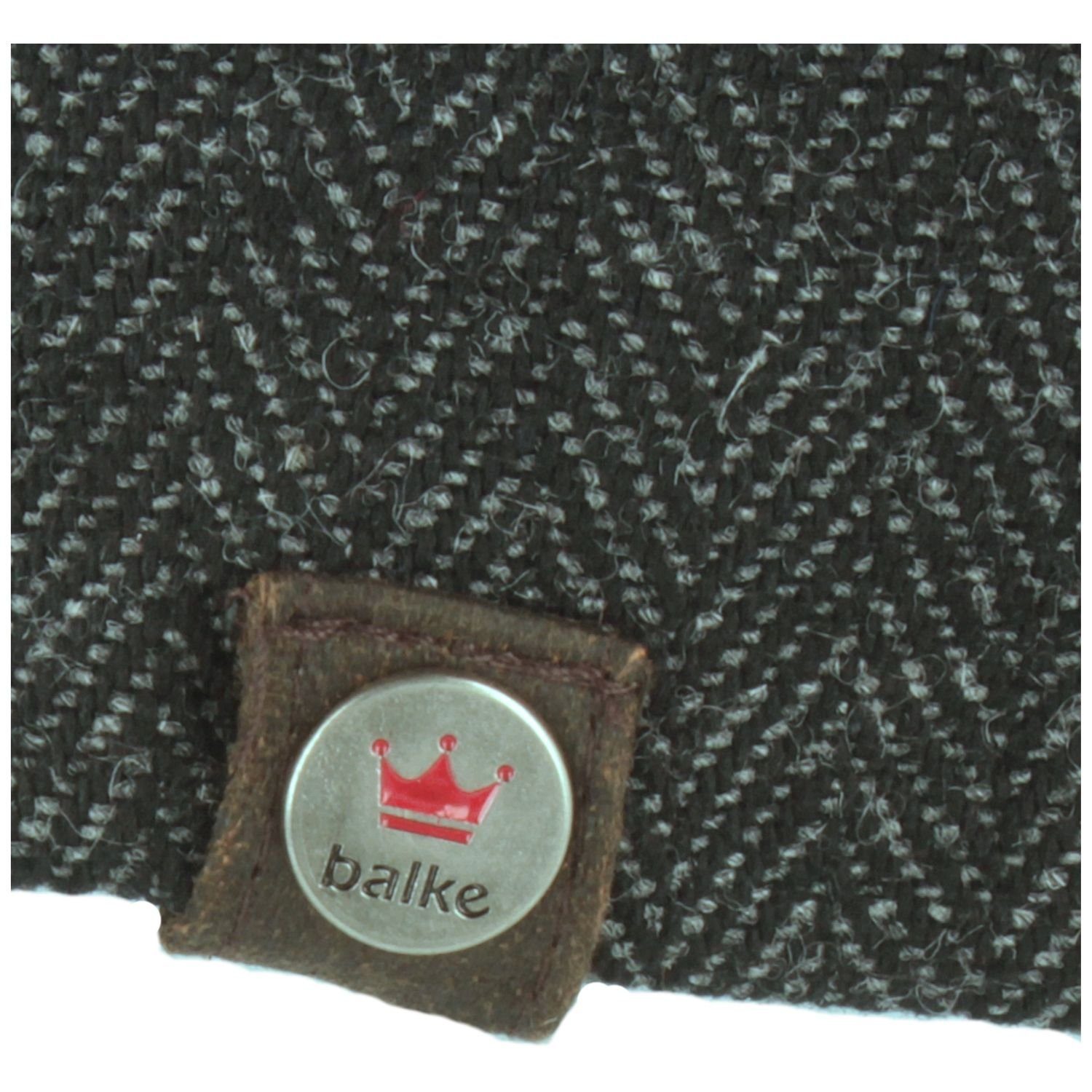 Balke Schiebermütze Flatcap leicht und wärmend in Fischgrät-Muster