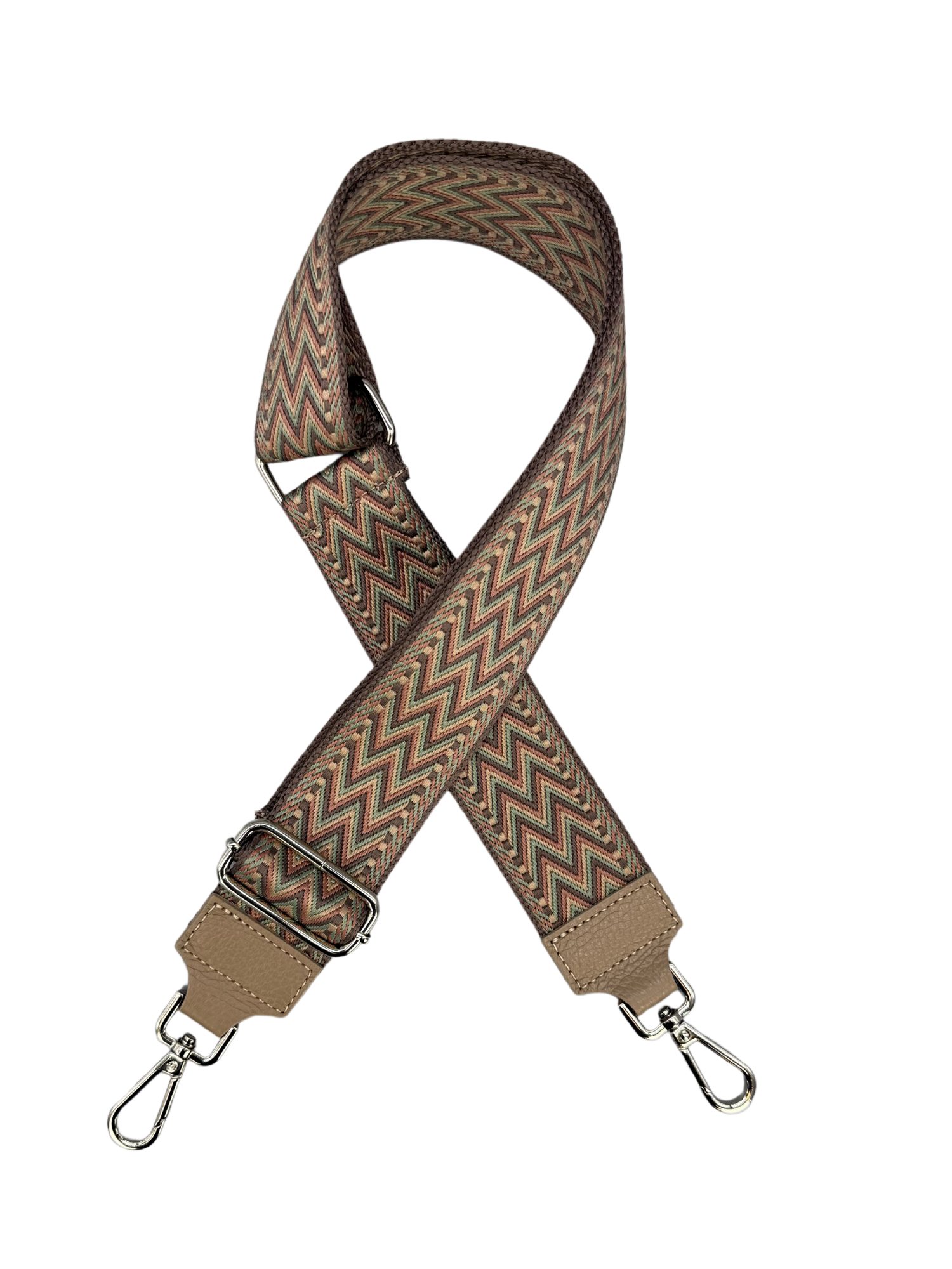 Schulterriemen Taschengurt Taupe, Verstellbarer Taschenriemen, 5cm Breit