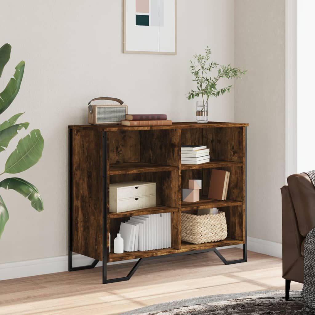 vidaXL Sideboard Sideboard Räuchereiche 91x35,5x74,5 cm günstig online kaufen