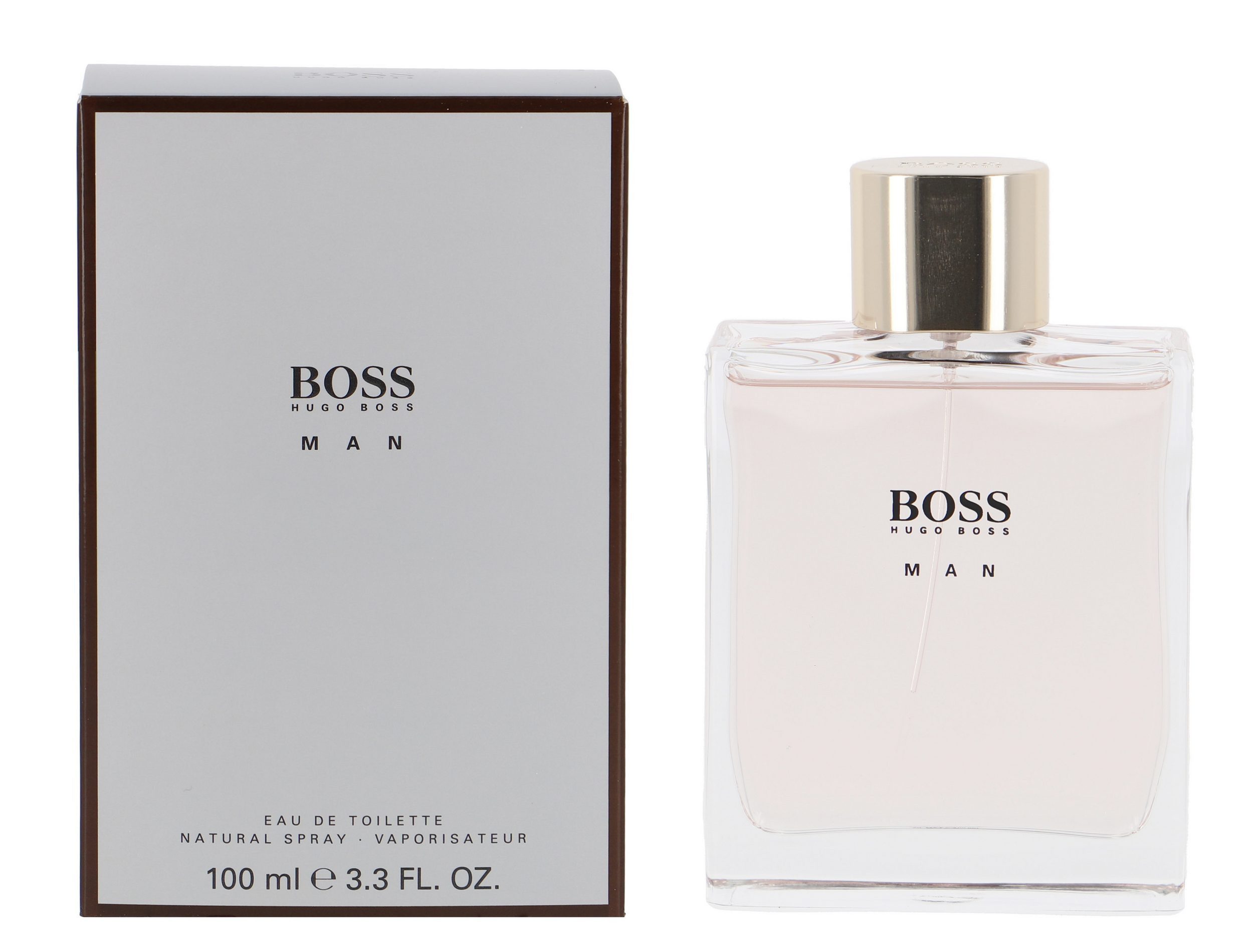 BOSS Eau de Toilette Hugo Man, Glasflakon, Parfüm EDT, Herrenduft