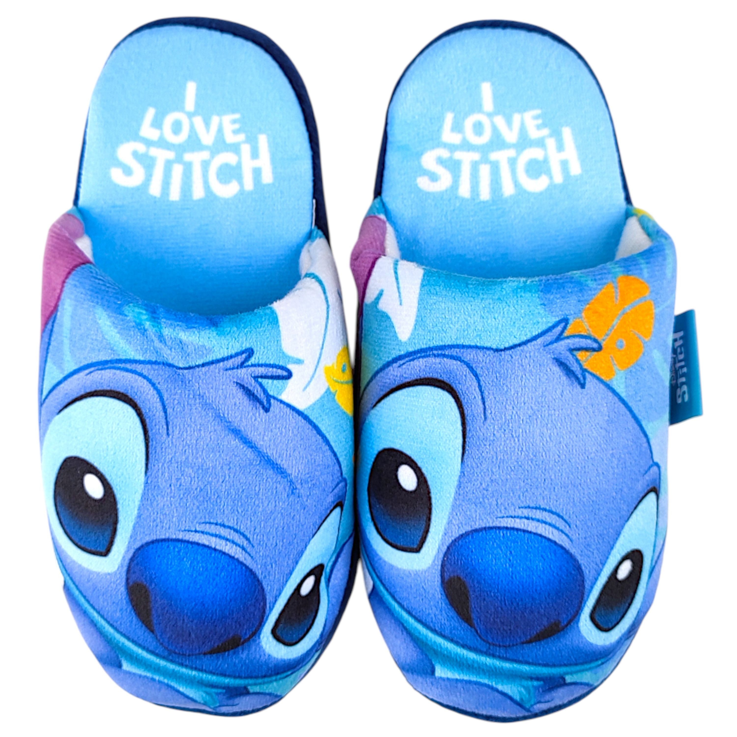 Lilo & Stitch I LOVE STITCH Hausschuh Jungen Slipper Pantoffeln Gr. 28-34