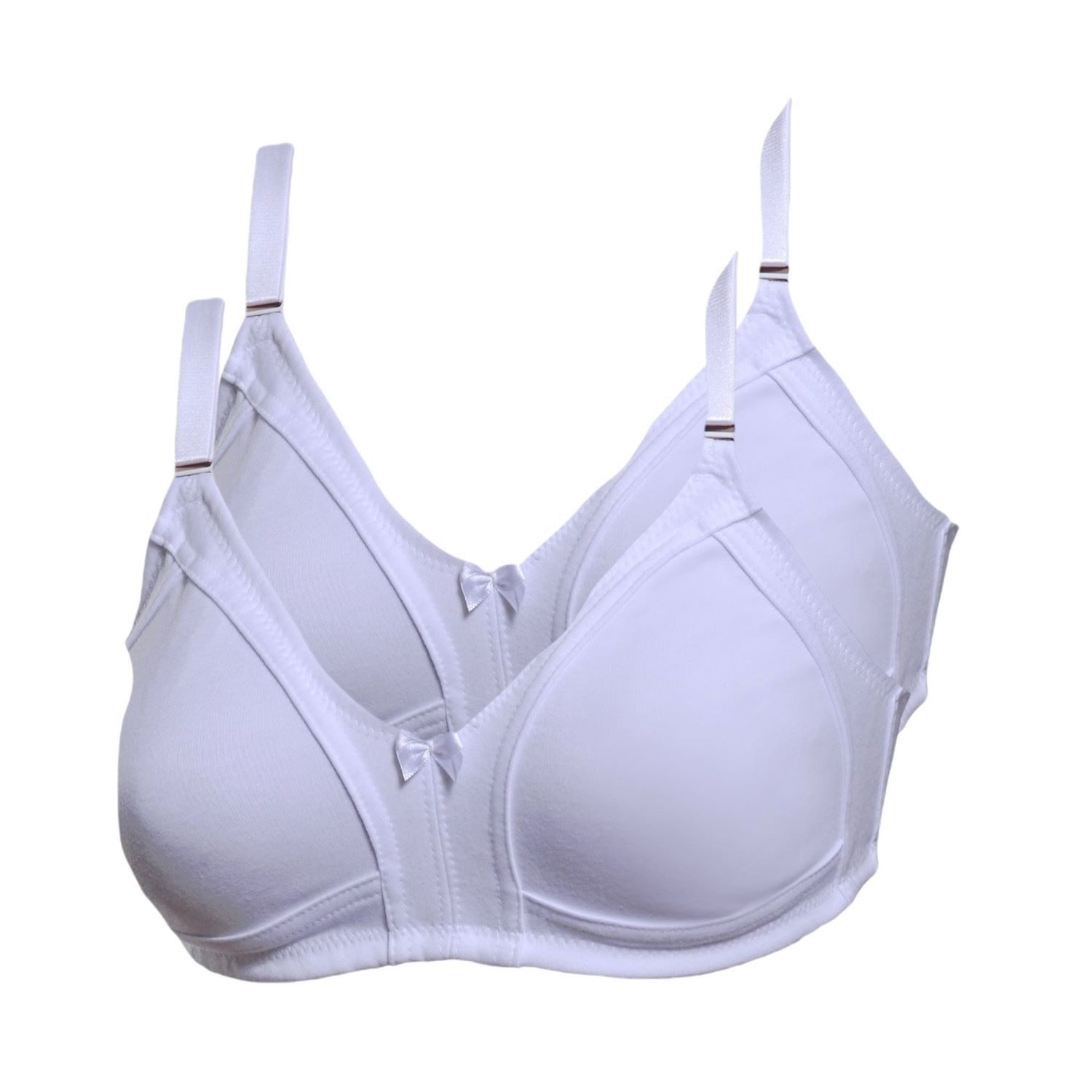 Bügelloser BH Damen BH ohne Bügel aus weicher Baumwollmischung mit Modal