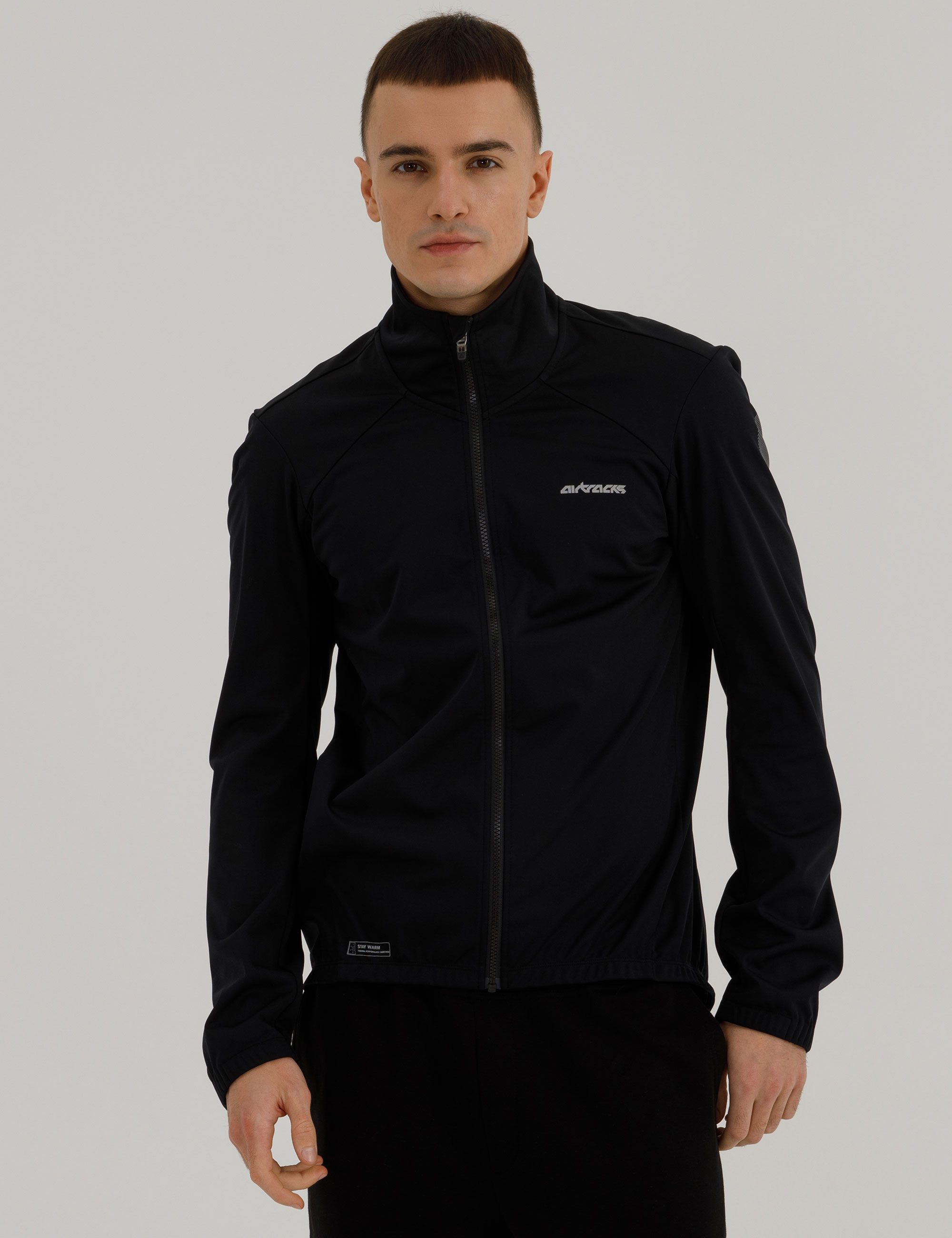 Airtracks Fahrradjacke Herren Winter Thermo Softshell Fahrradjacke Advance Line (Softshell - Wind und Wasserdicht, Funktions Jacke) für die kalte Jahreszeit Herbst-Winter » S M L Xl XXL XXXL «