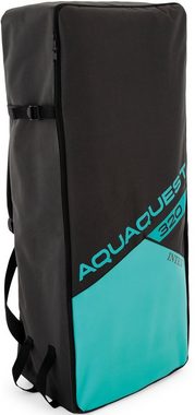 Intex Inflatable SUP-Board AQUA QUEST 320, Allround Board, (Set, 3 tlg., mit Paddel, Pumpe und Transportrucksack)