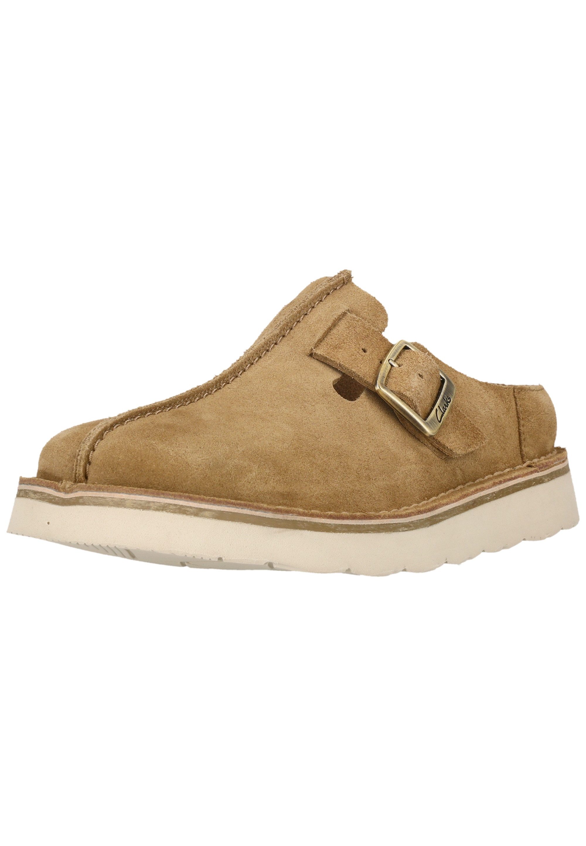 Clarks Solsbury Mule Hausschuh mit Stitch-down-Konstruktion