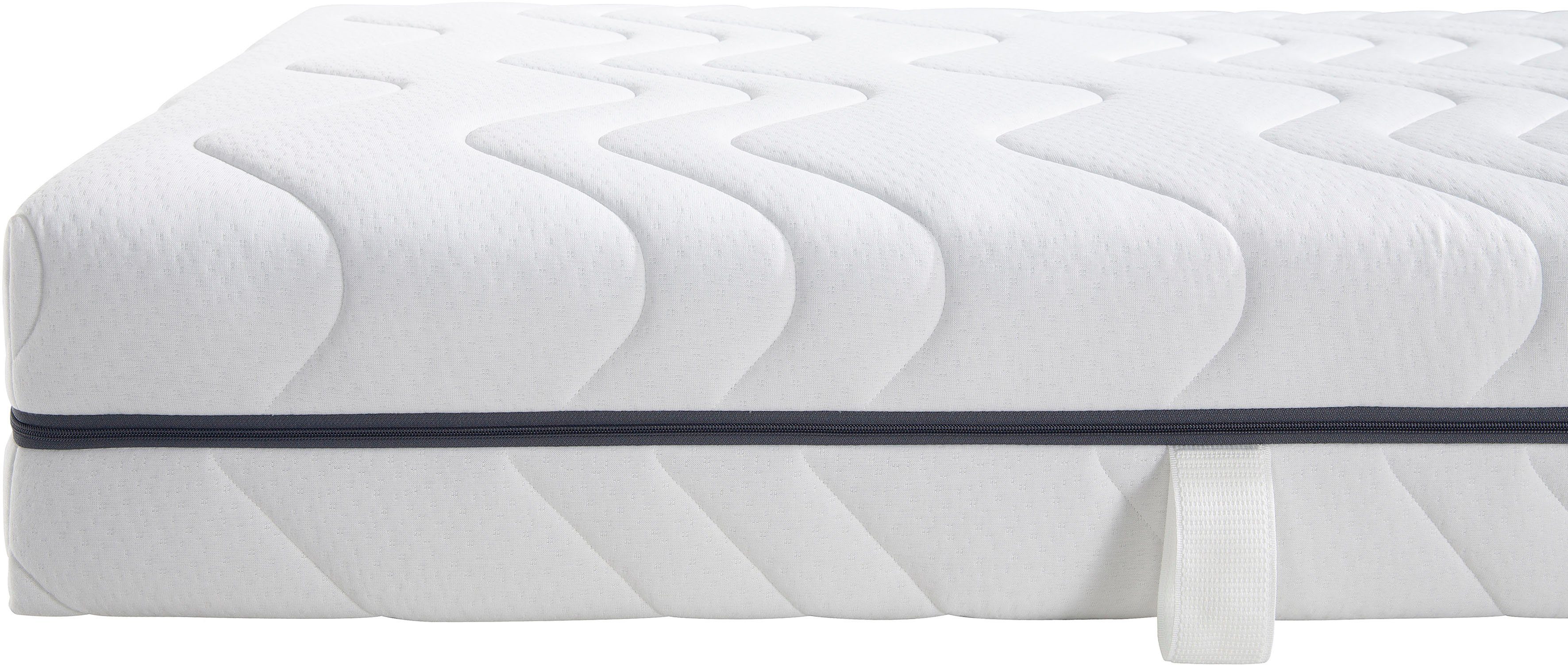 Taschenfederkernmatratze Tulani, Matratze in 90x200 cm, 140x200 cm und weiteren Größen, fan, 24 cm hoch, 530 Federn bei Gr. 100x200 cm - atmungsaktive Matratze