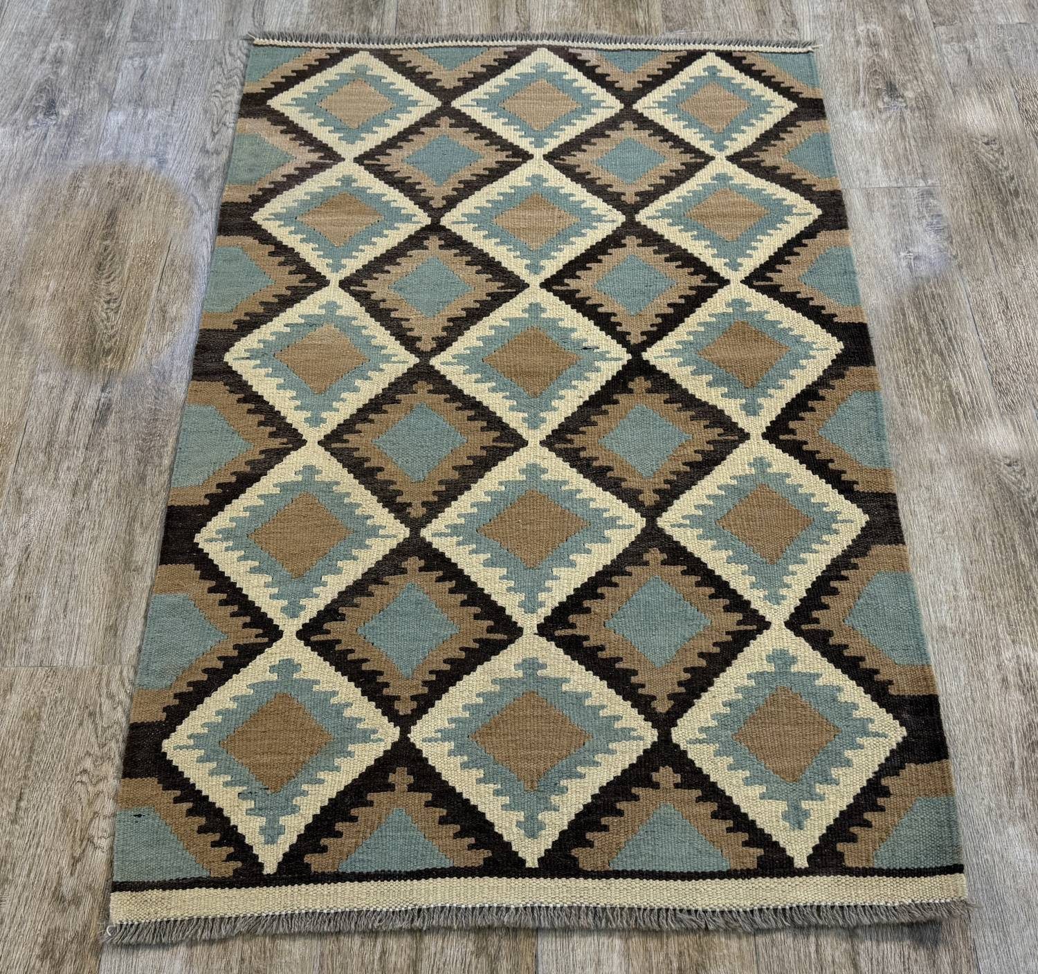Rug Studios Teppich KELIM ORIGINAL HANDGEARBEITET, Rechteckig, Höhe: 5 mm, Handgefertigt, 82 x 122 cm, Multi