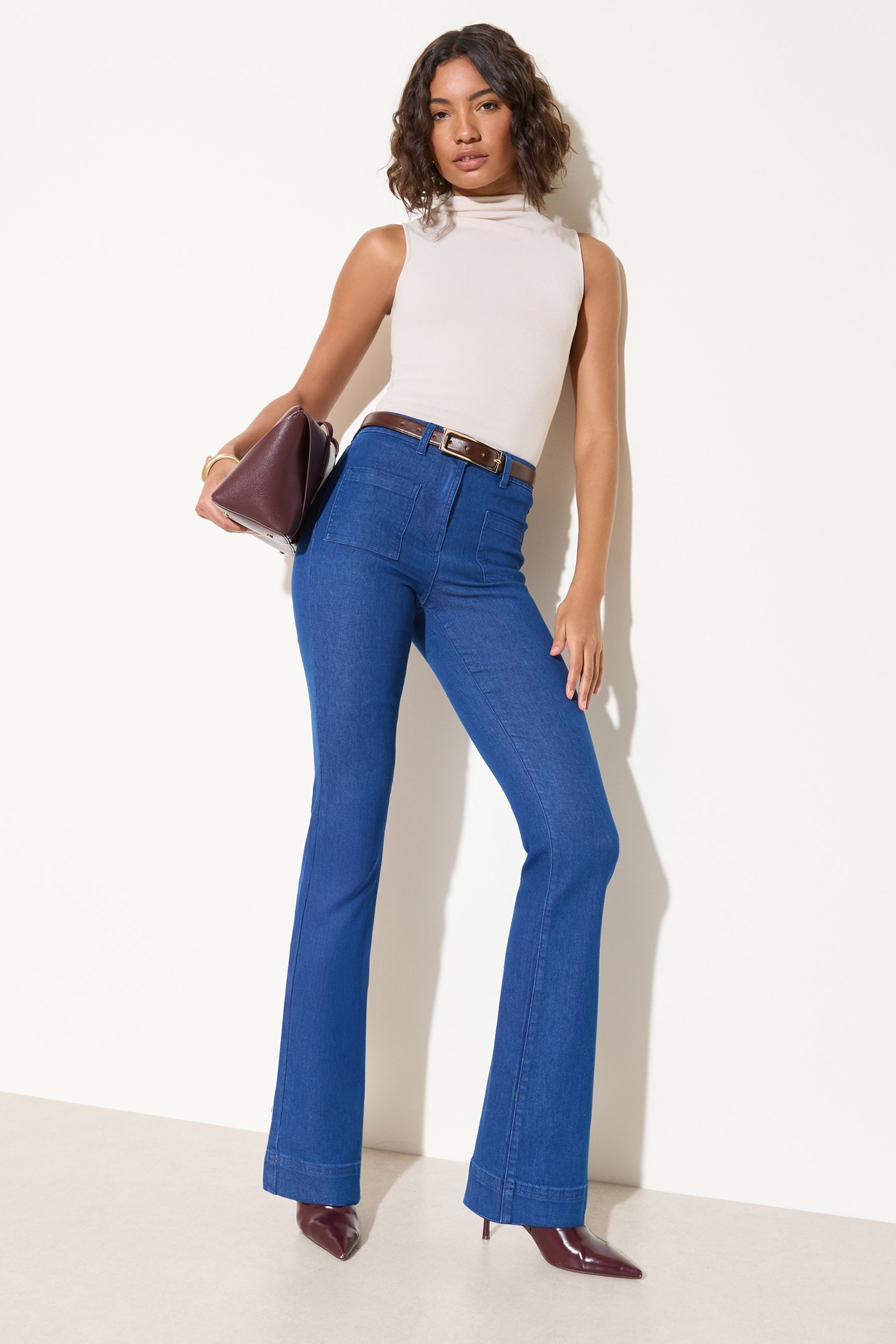 Friends Like These Taillenjeans Friends Like These Ausgestelle Jeans, Regular (1-tlg)