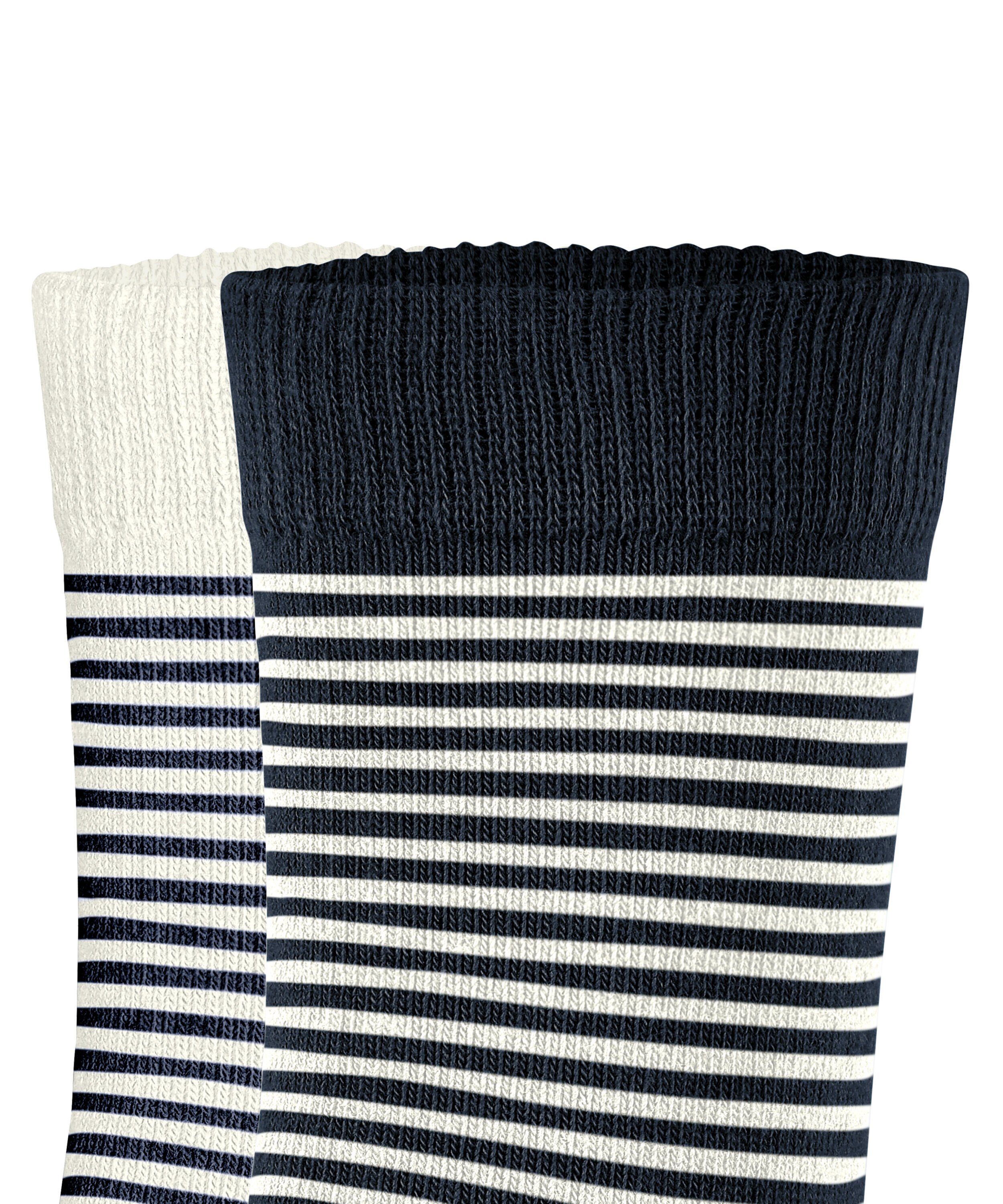 (0020) sortiment 2-Pack (2-Paar) Stripe Fine Socken Esprit