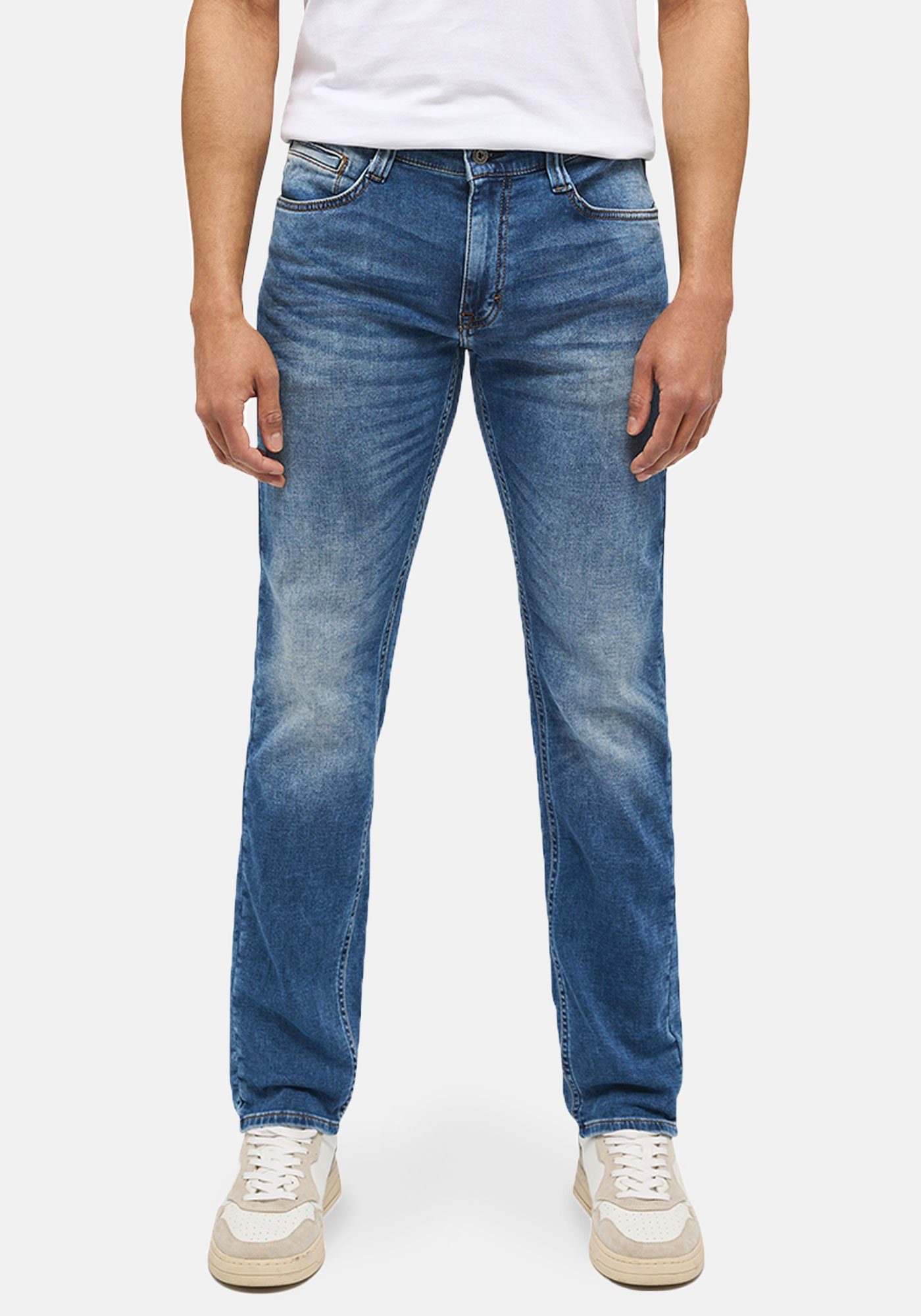 MUSTANG 5-Pocket-Jeans Oregon Tapered K Sweat-Denim blau-5000313