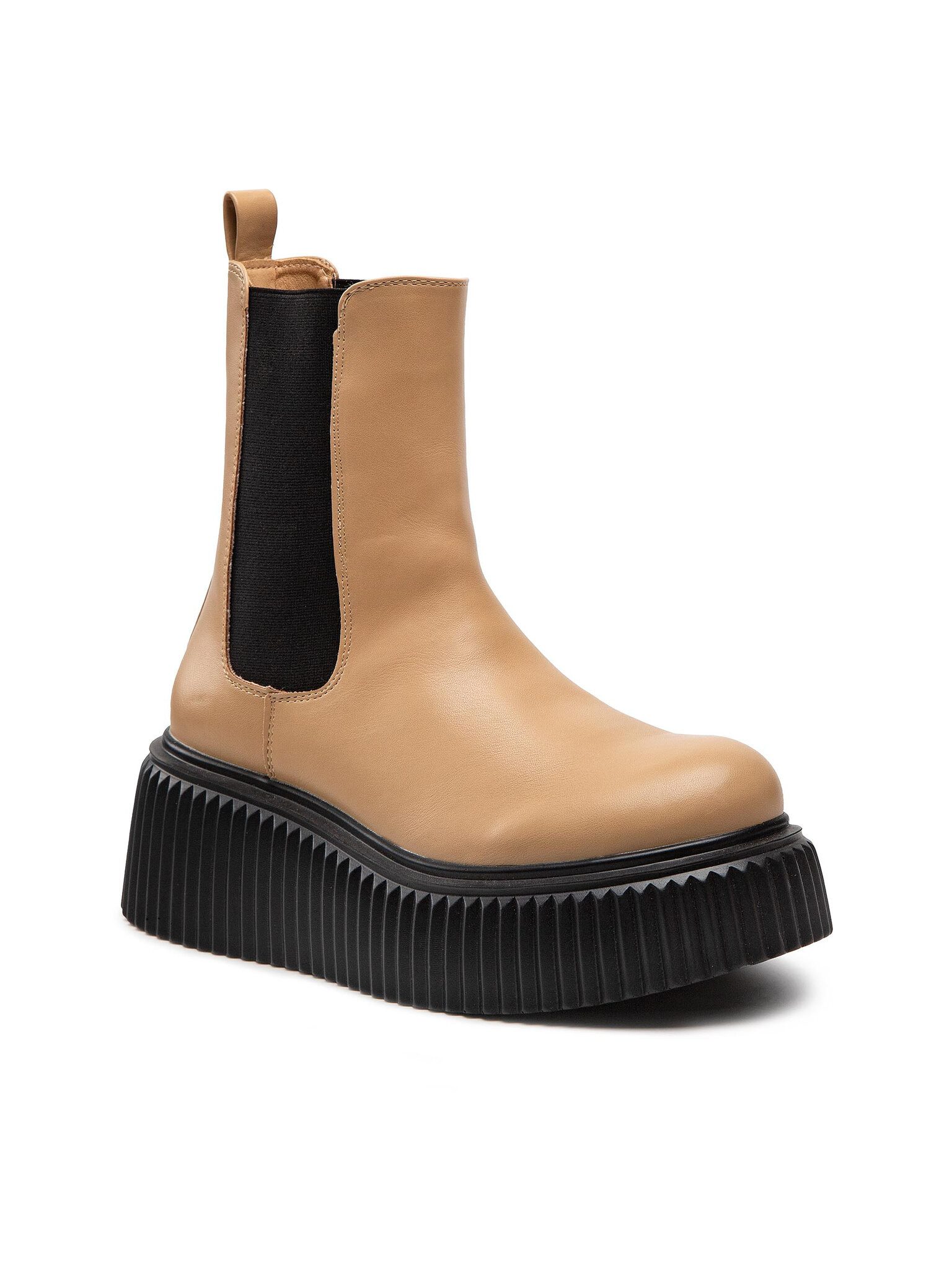 DeeZee Klassische Stiefeletten ZAL85311-1A Beige Stiefel günstig online kaufen