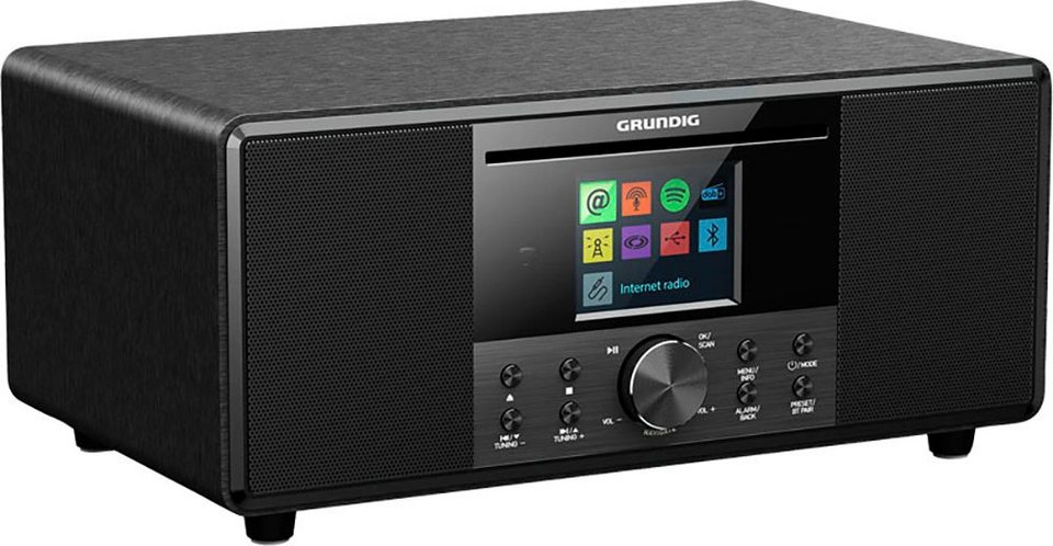 Grundig DTR 7000 Digitalradio (DAB) (Digitalradio (DAB), FM-Tuner mit RDS, 32  W), MP3, CD, DAB+, Internetradio, RDS-Tuner, FM-Tuner