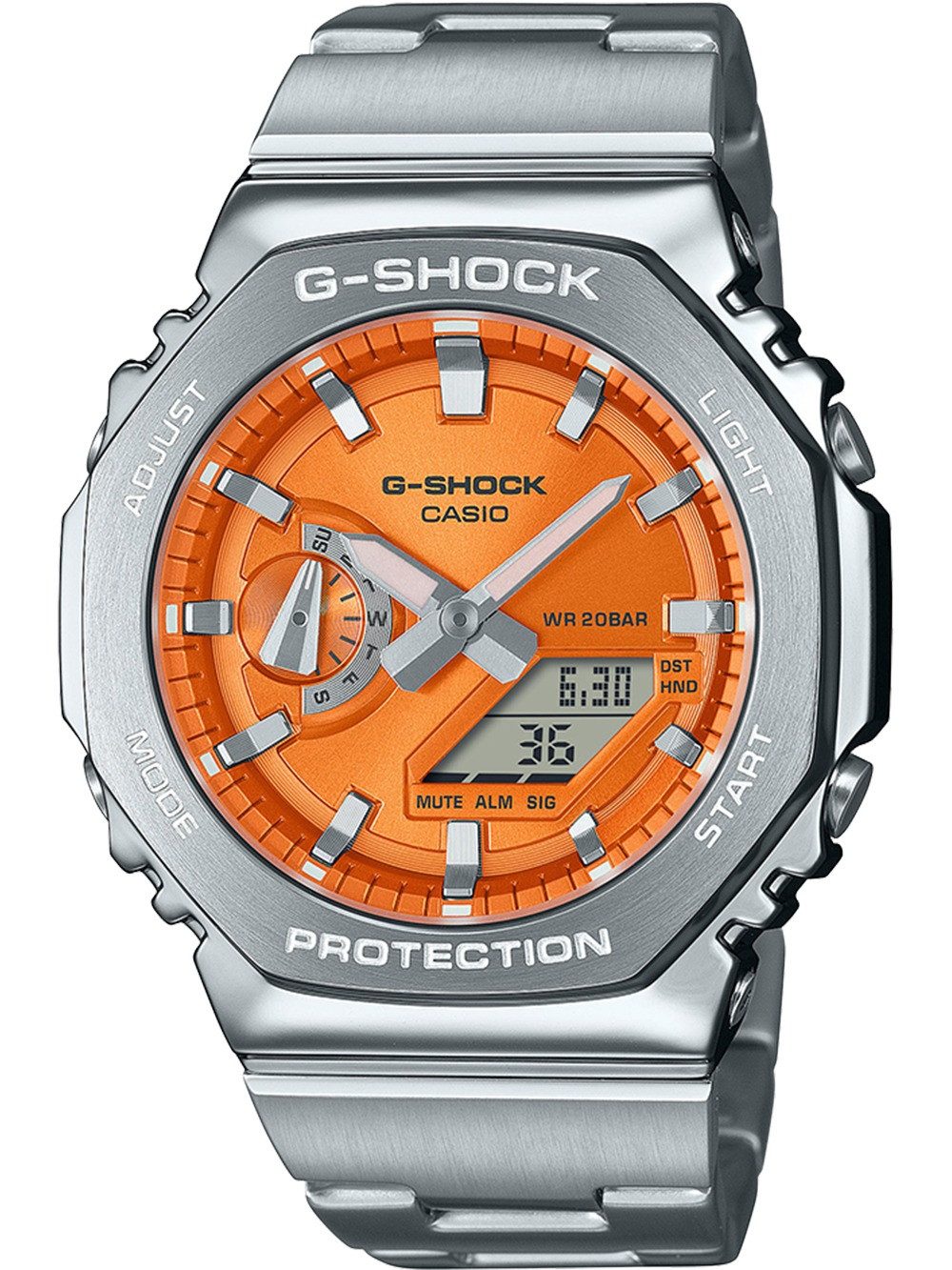 CASIO Quarzuhr Casio GM-2110D-4AER Herrenuhr G-Shock Classic 44mm 20ATM Casio GM-2110D-4AER Herrenuhr G-Shock Classic 44mm 20ATM