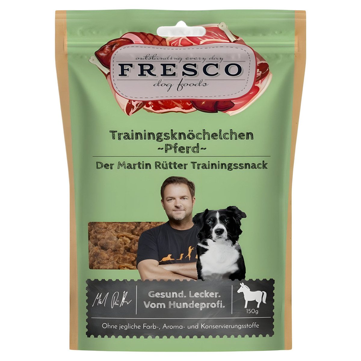 Fresco Dog Martin Rütter Trainingsknöchelchen Pferd 150 g, Snack für: Hund