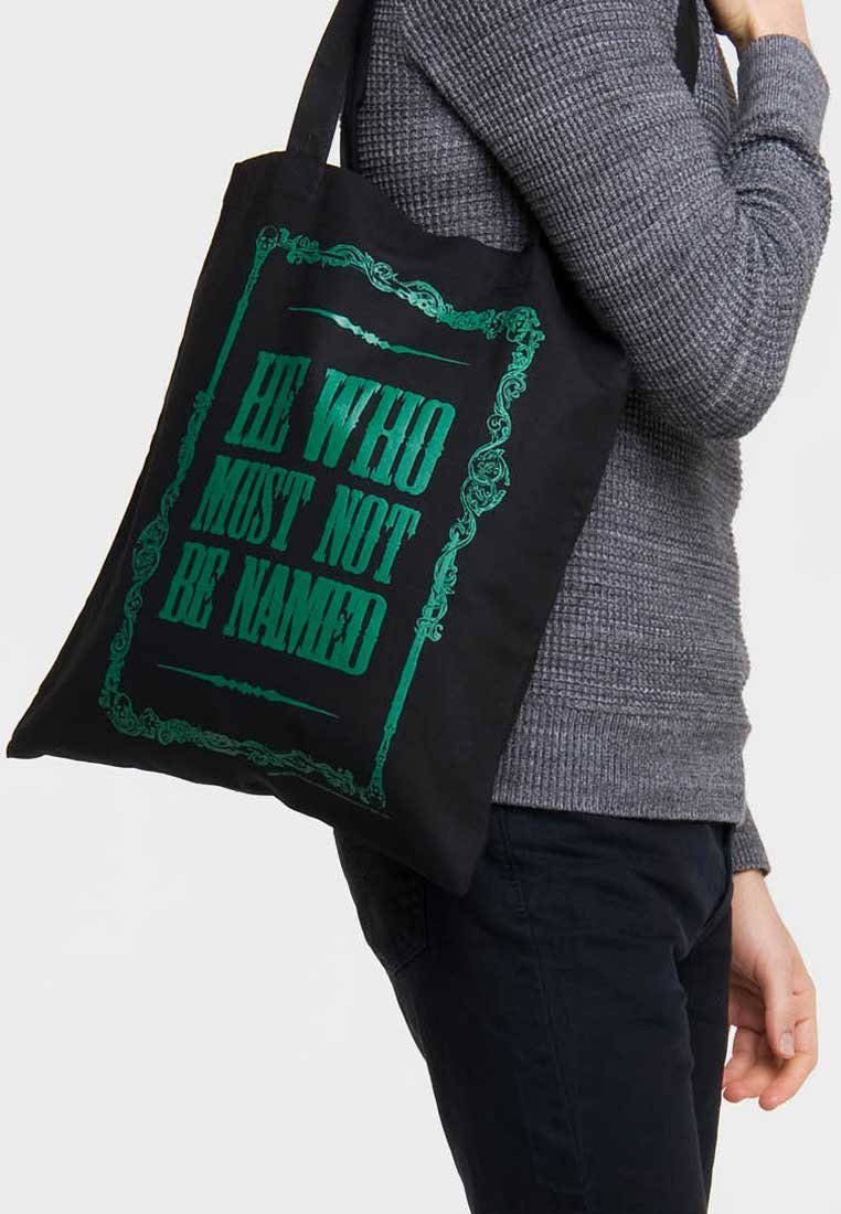 LOGOSHIRT Schultertasche Harry Potter - Not Harry Be He mit Must Named, Who Potter-Print