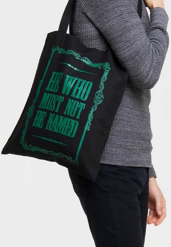 LOGOSHIRT Schultertasche Harry Potter - He Who Must Not Be Named, mit Harry  Potter-Print
