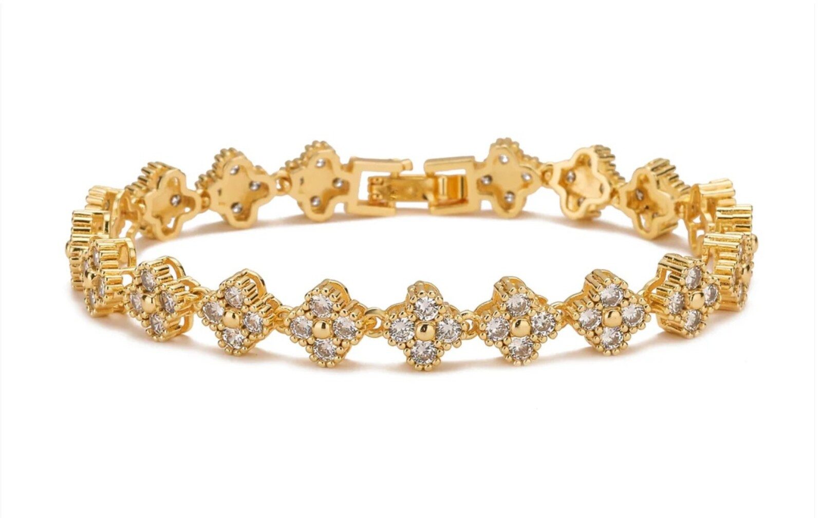 Lale Collection® Armband Gold Kleeblatt Armband günstig online kaufen