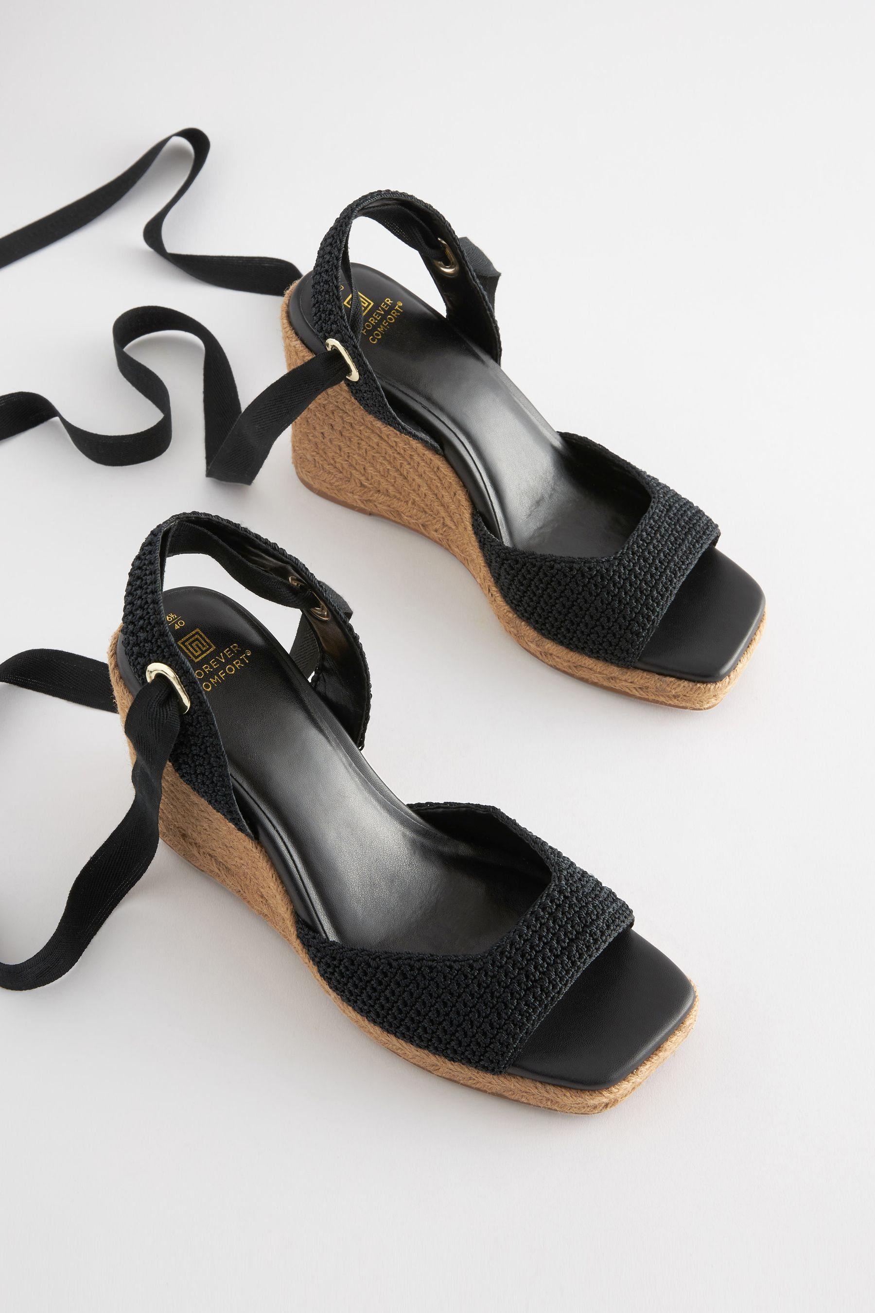 Next Forever Comfort® Keilabsatz-Sandalen mit Wicklung günstig online kaufen