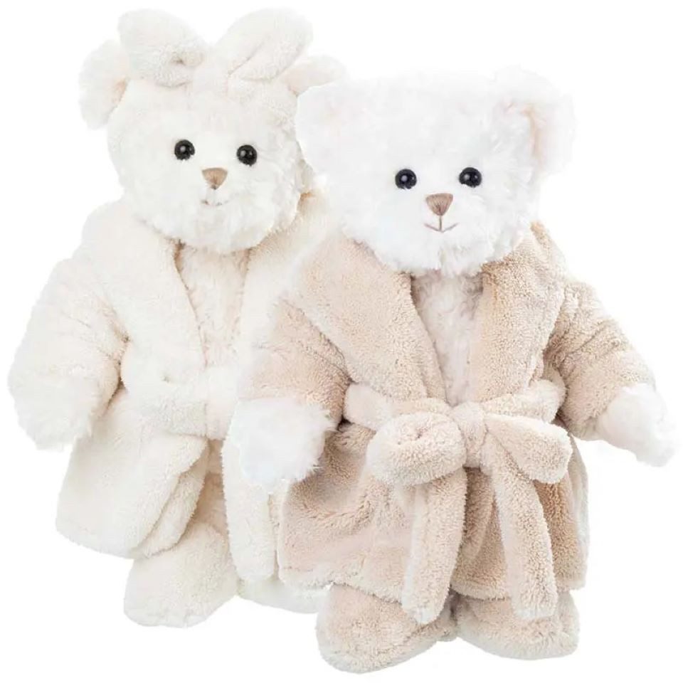 Bukowski Kuscheltier Bukowski Teddybär Sir Hamilton mit Bademantel 40 cm Plüschteddybär