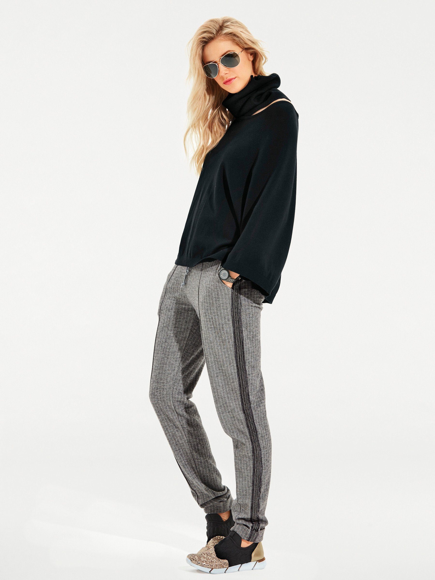 heine Strickpullover Fledermauspullover .