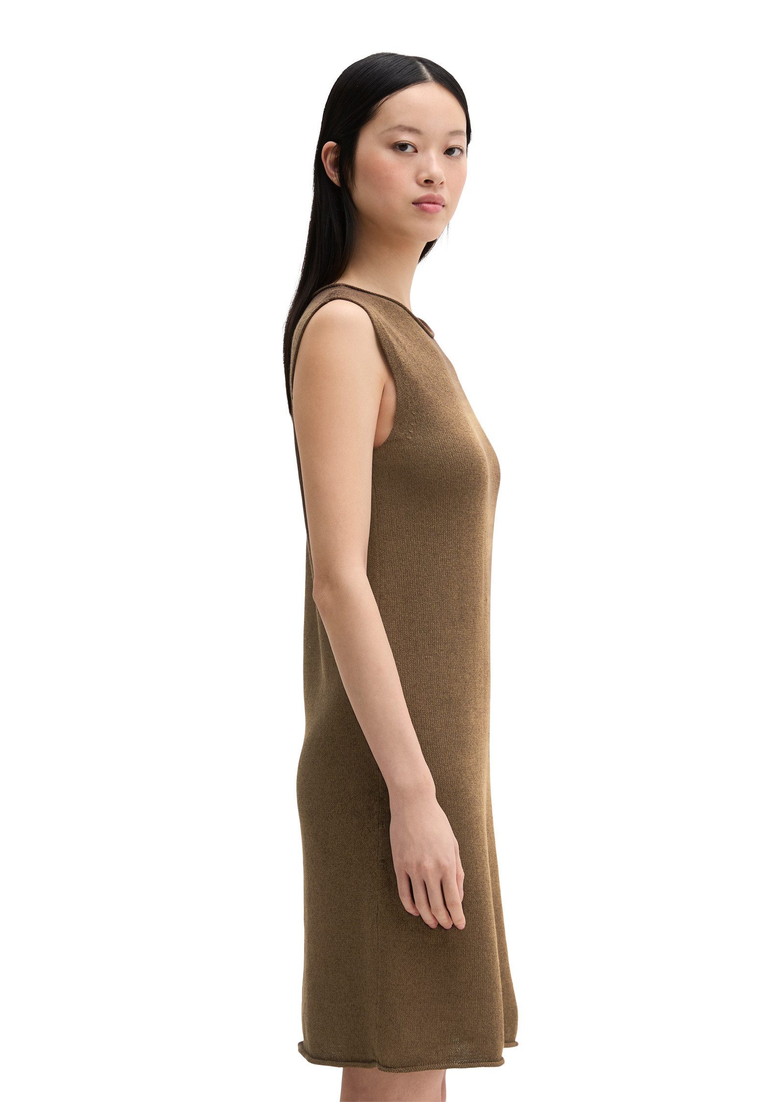 Marc O'Polo Strickkleid aus Organic Cotton-Leinen-Mix