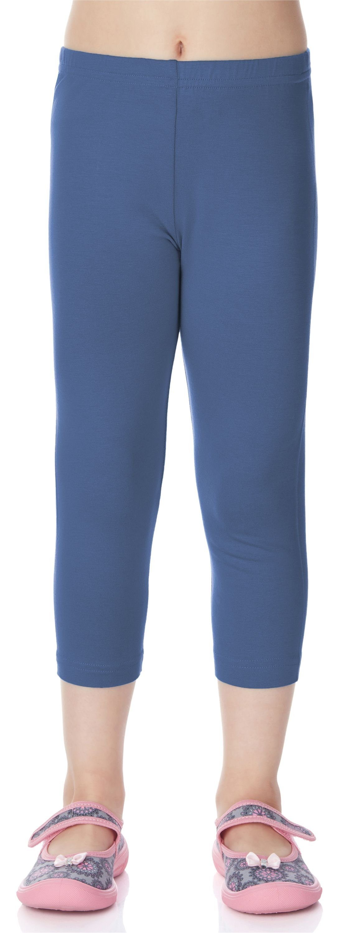 MS10-131 Capri 3/4 Jeans aus Style elastischer Merry Viskose (1-tlg) Mädchen Bund Leggings Leggings