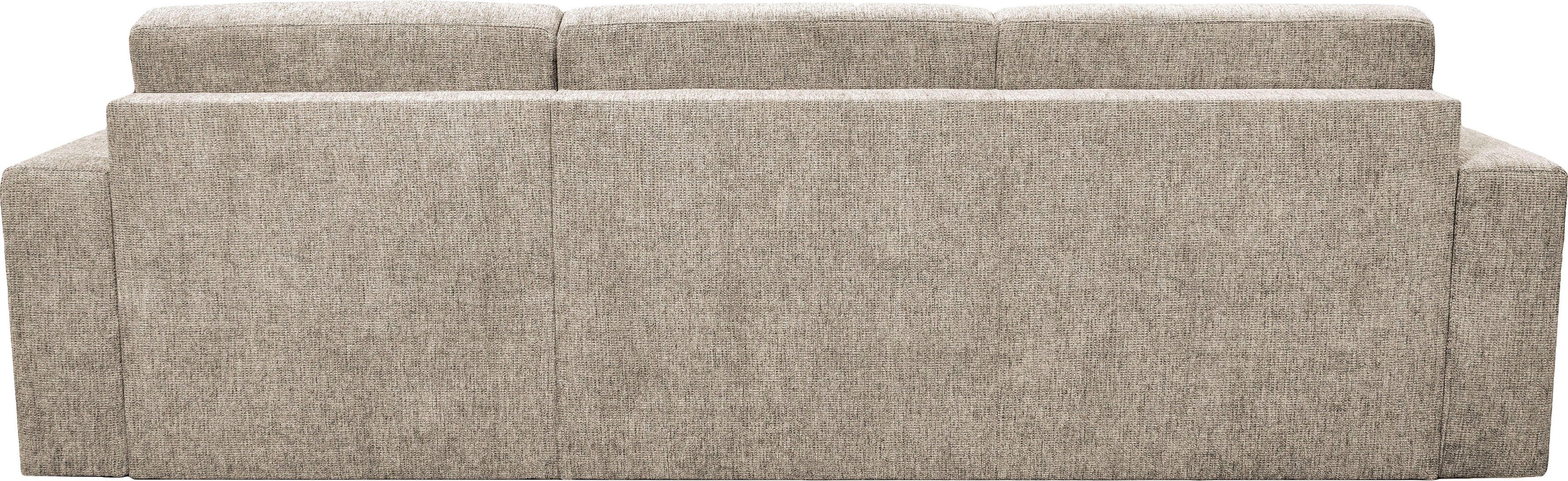 Home affaire Ecksofa Roma "L", Dauerschlaffunktion, mit Unterfederung, Liegemaße ca 163x198 cm | Ecksofas