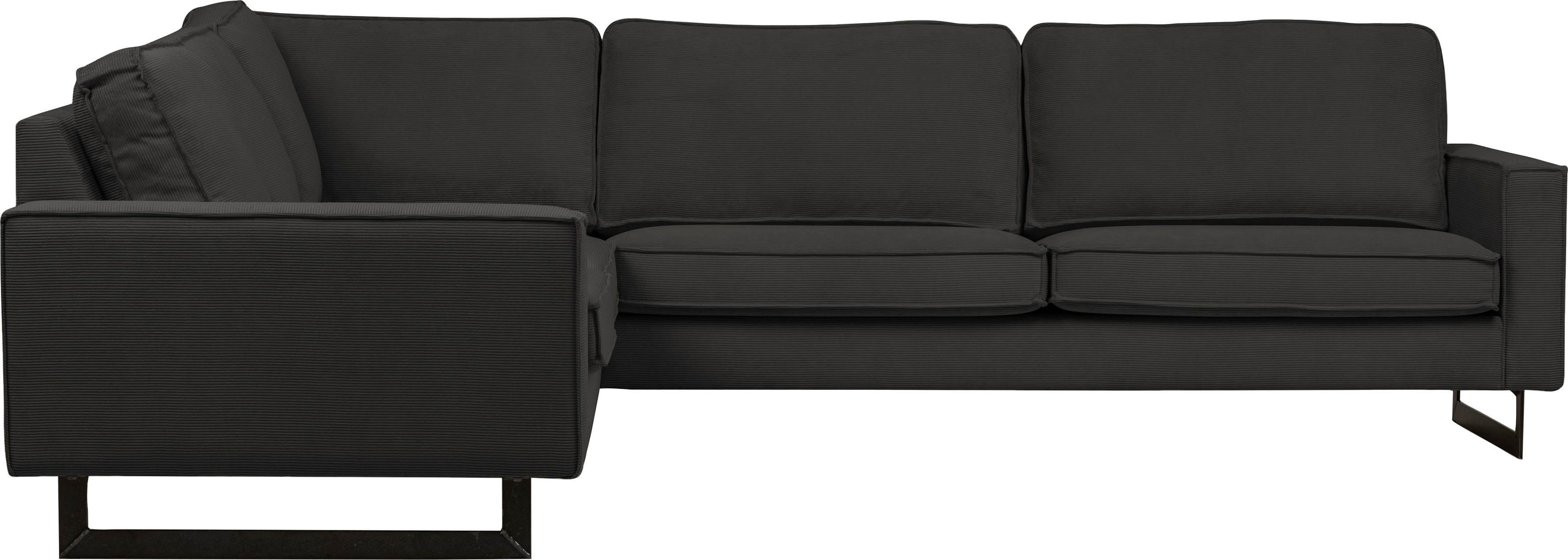 Home affaire Ecksofa Pinto, XXL, 250/290 cm, langer Schenkel, Ottomane, Cor günstig online kaufen
