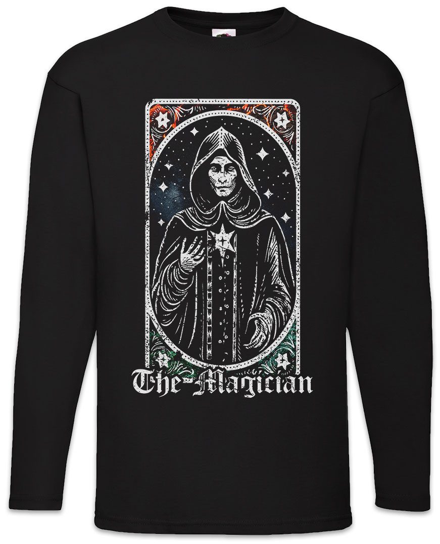 Urban Backwoods Langarmshirt Tarot B The Magician Langarm T-Shirt Set Card Karte Deck Arcana Voodoo (1-tlg) Major Minor Symbol Hexe