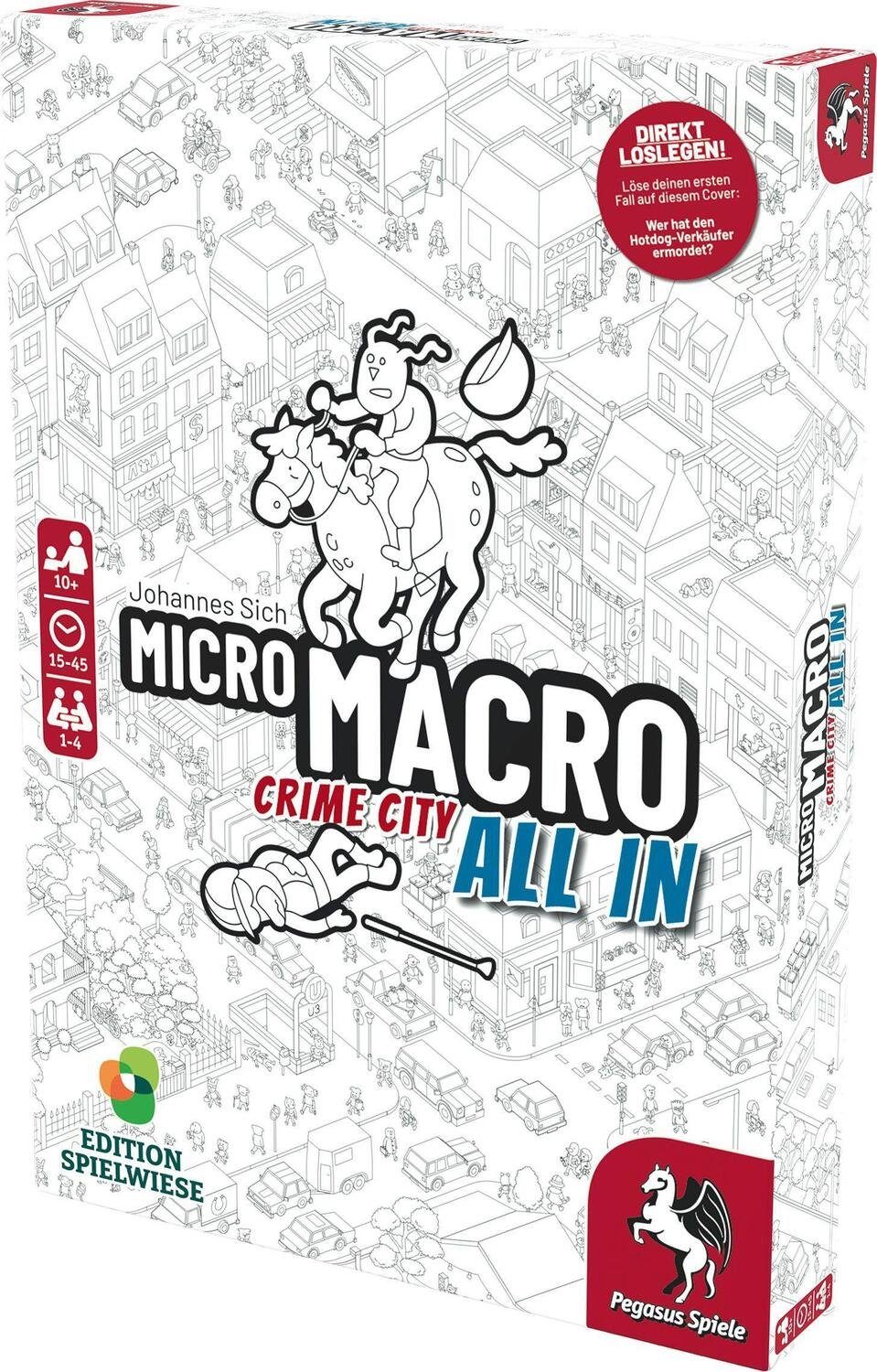 Pegasus Spiele Spiel, MicroMacro: Crime City - (Edition 3 In Spielwiese) All