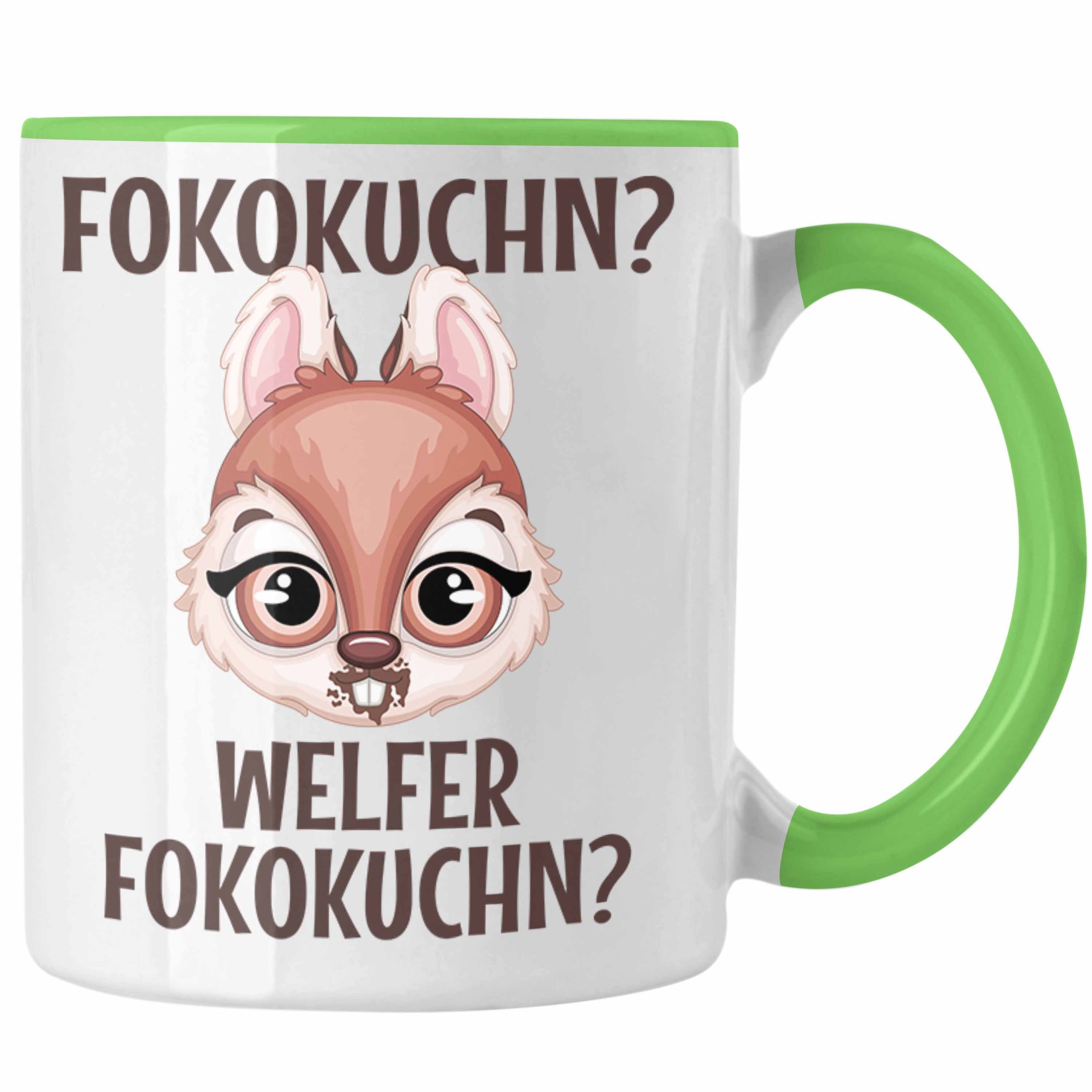 Trendation Tasse Fofokuchen Welcher Fofokuchn Tasse Lustiger Spruch Geschenk Grün