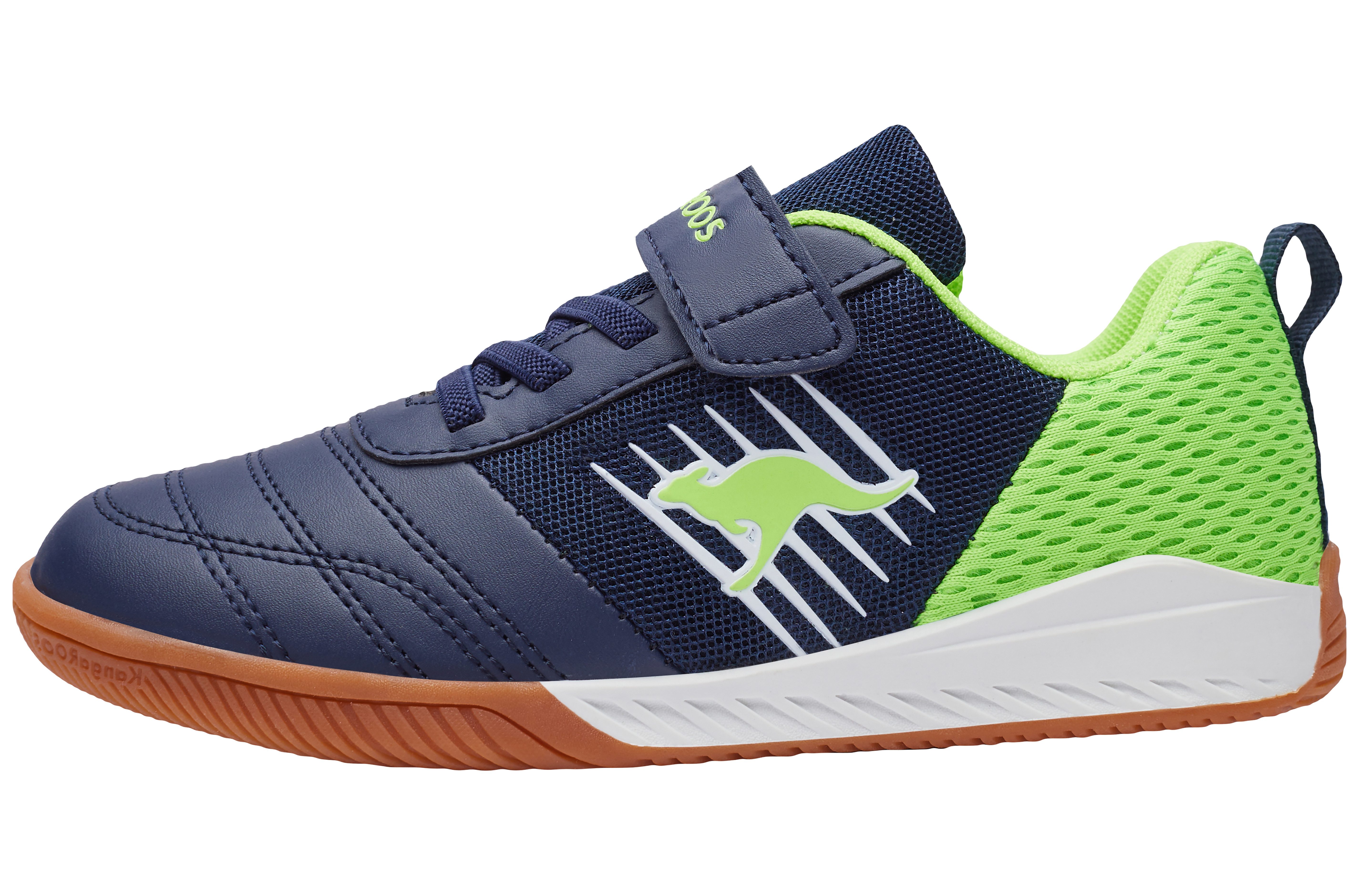 KangaROOS K5-SUPER COURT EV Hallenschuh Indoor Sportschuhe für Kinder und Jugendliche, mit Klettverschluss
