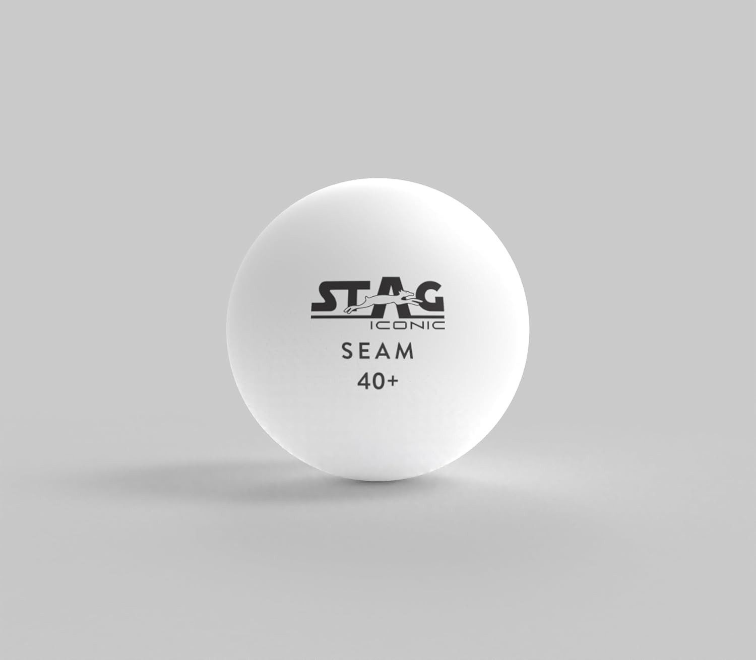 STAG ICONIC PRIVATE LIMITED Tischtennisball Seam Erweiterte Hochleistung (12-St., Für Training, Turniere, Toller Spin), Erweiterte Hochleistung