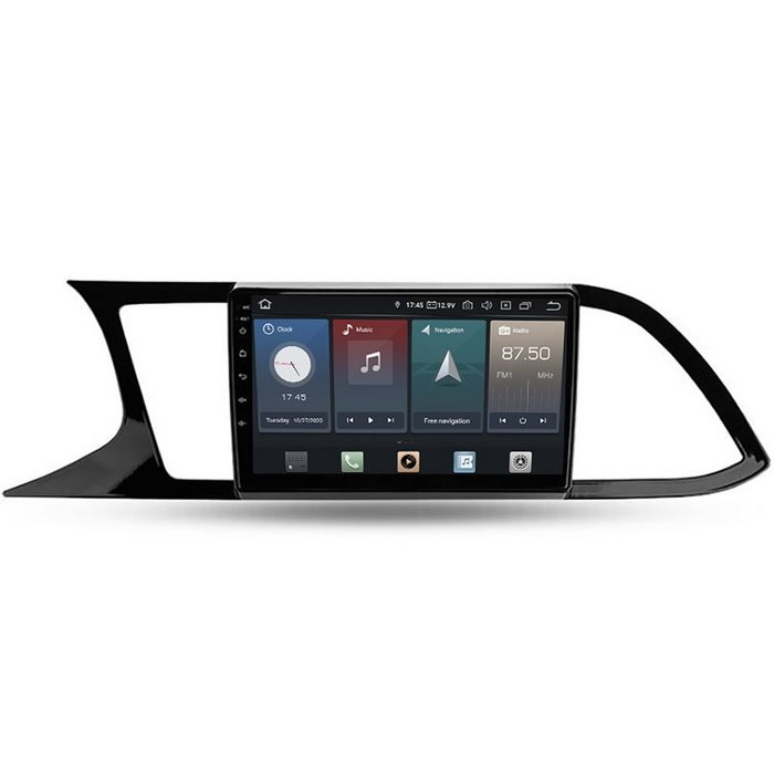 TAFFIO Für Seat Leon III 3 5F 9" Touchscreen Android Autoradio GPS CarPlay Einbau-Navigationsgerät
