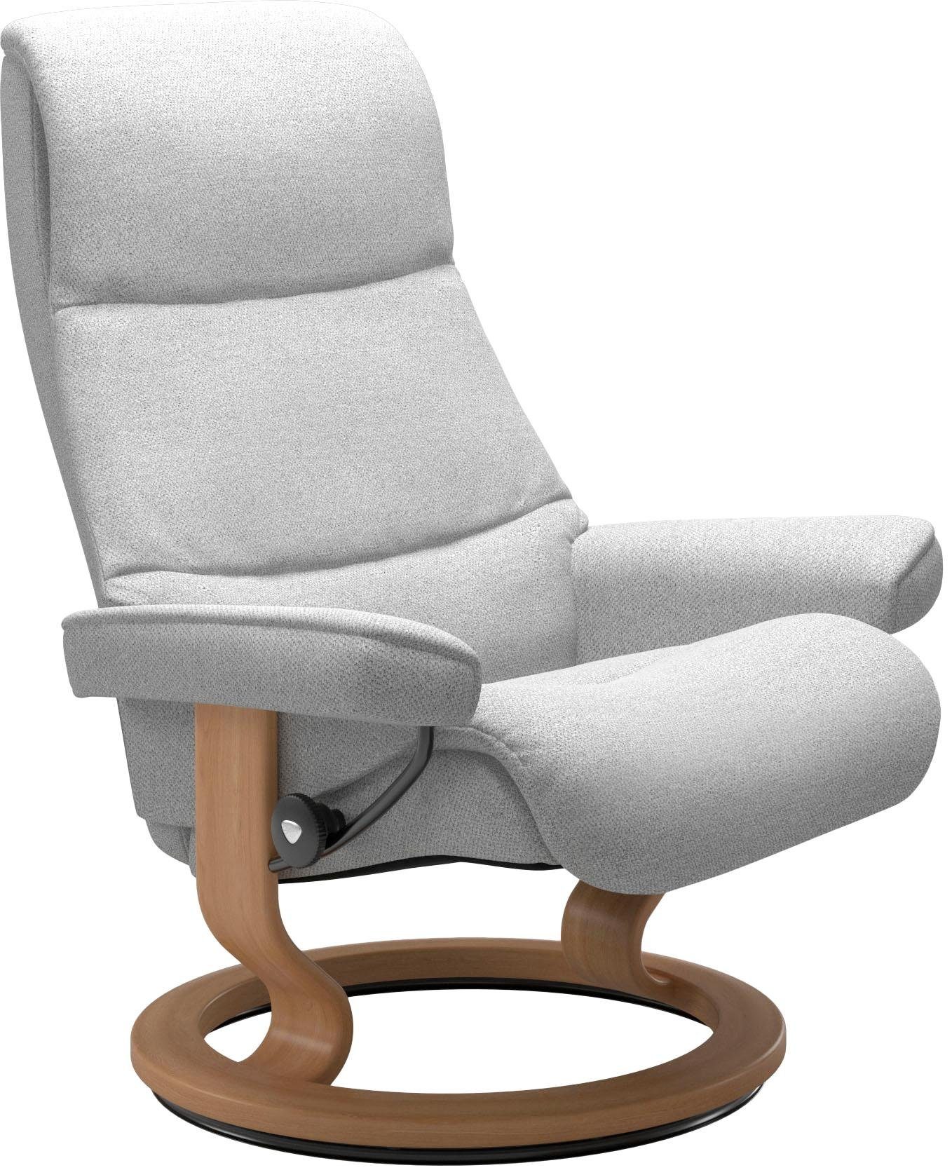 Base, M,Gestell Eiche Relaxsessel Stressless® Größe Classic View, mit