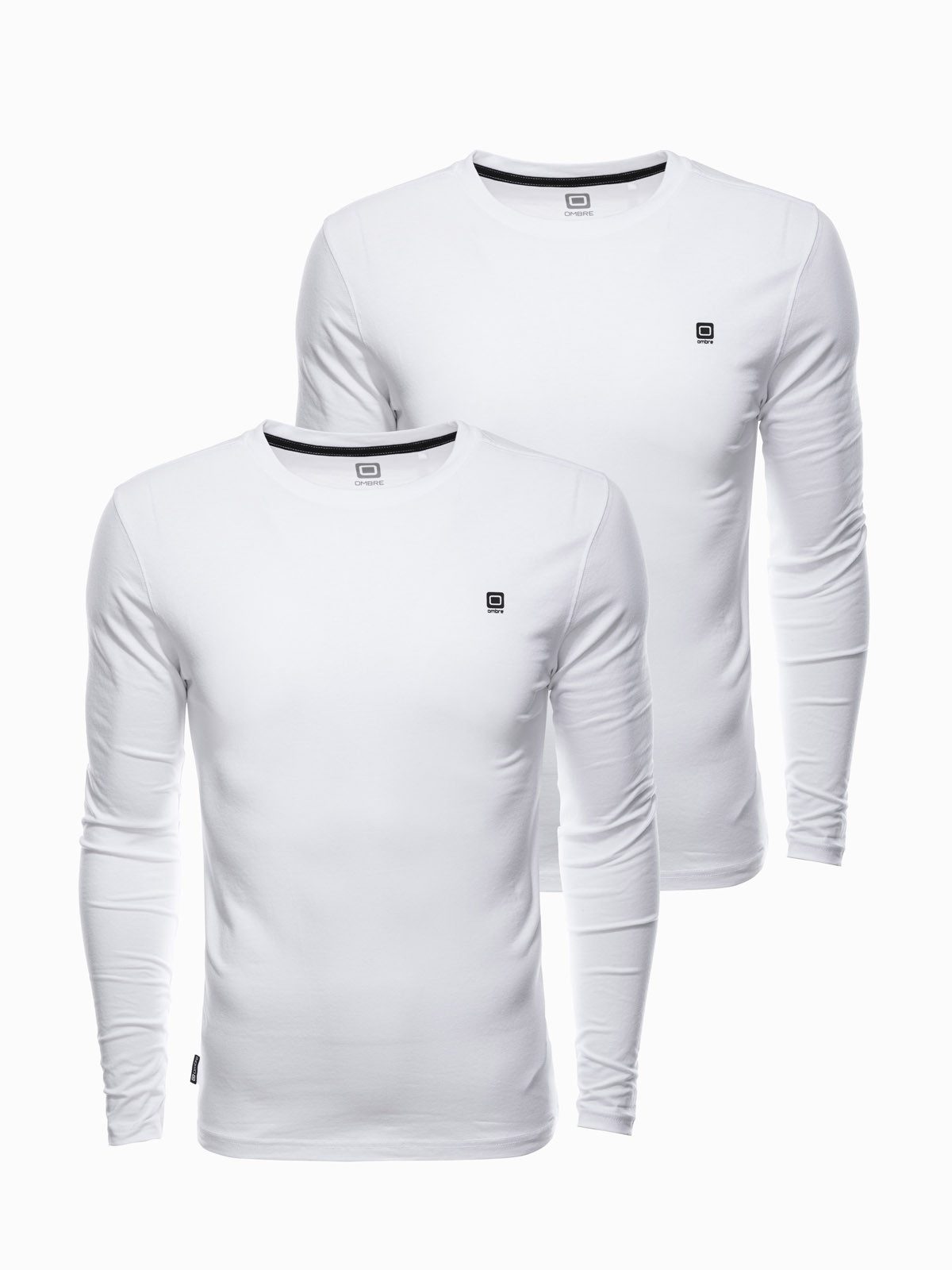 OMBRE Longsleeve Longsleeve- 2er Set für Herren mit Elasthan günstig online kaufen
